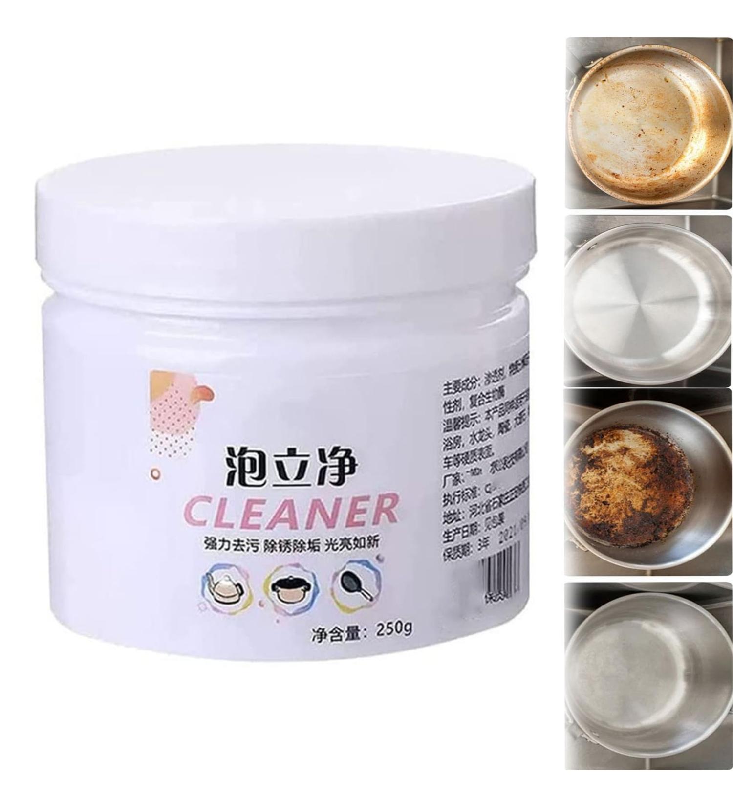 Powerful Kitchen All-purpose Powder Cleaner Foam Rust Remover Kitchen All-Purpose Cleaning Powder Multi-Purpose Foam Cleaner Rust Remover Kitchen Instant Cleaning Powder (1pcs 250g) 110.00 g (Pack of 1) 250g - Buy Online on GoSupps.com