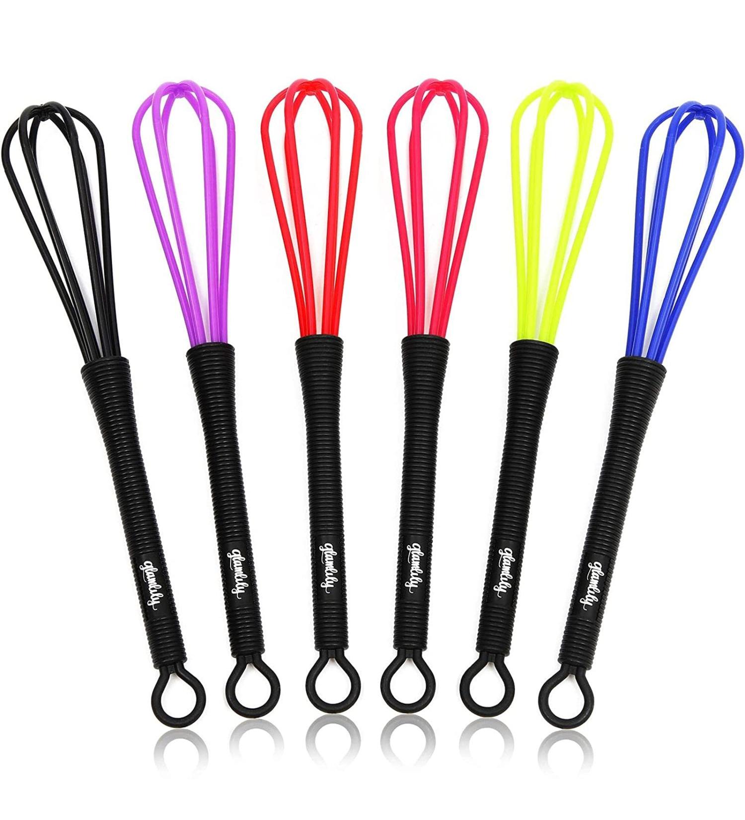 Mini Whisks for Hair Dye Color Mixing - 7 x 1.2 In - Pack of 6 - Buy Online on GoSupps.com