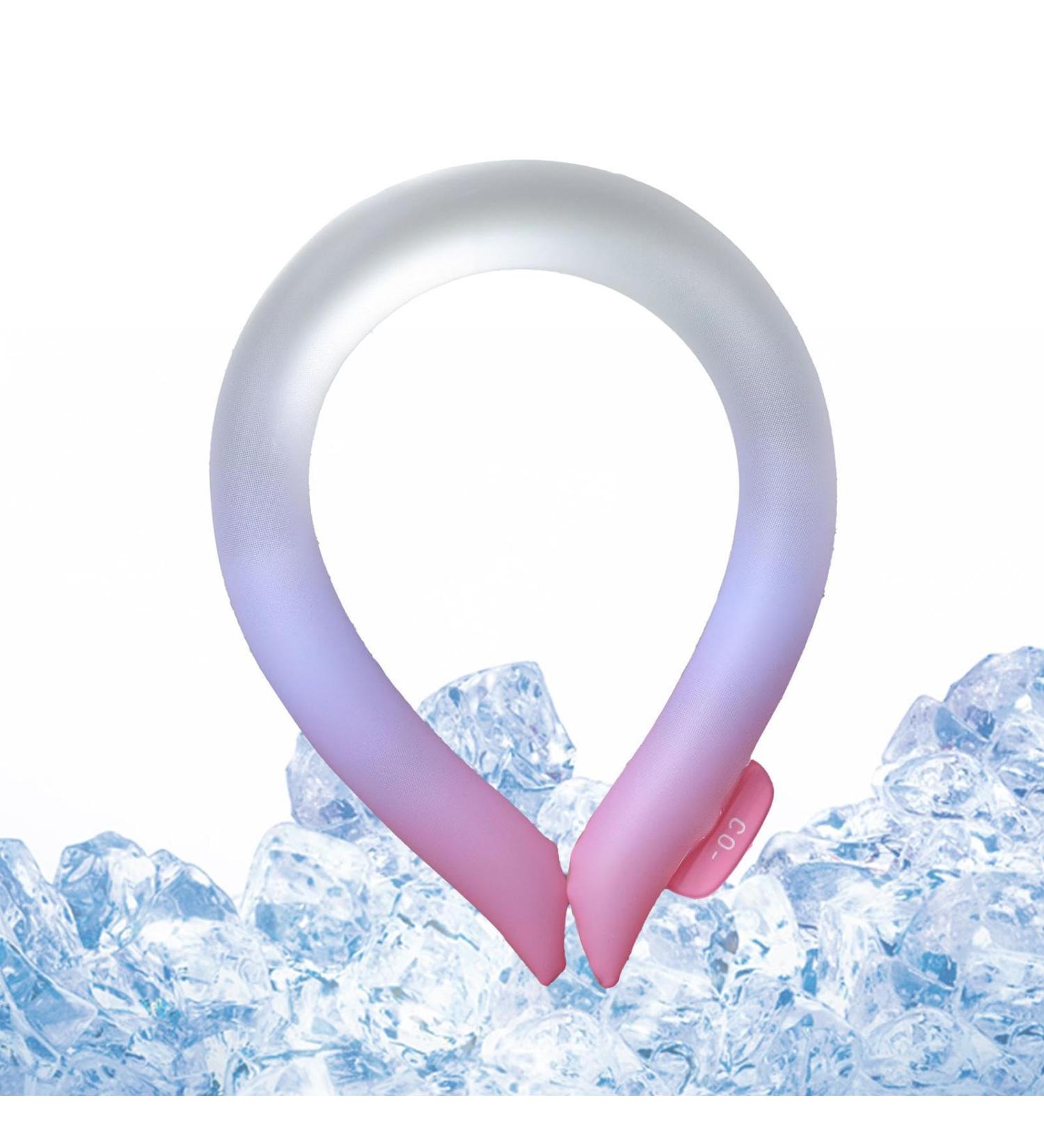 Neck Cooler Ice Rings Effective Hot Weather Neck Wraps - Wearable Ice Cooling Neck Tubes Hands- Neck Bands Coolers Ice Rings Neck Coolers for Hot Weather Aezon Hot Pink - Buy Online on GoSupps.com