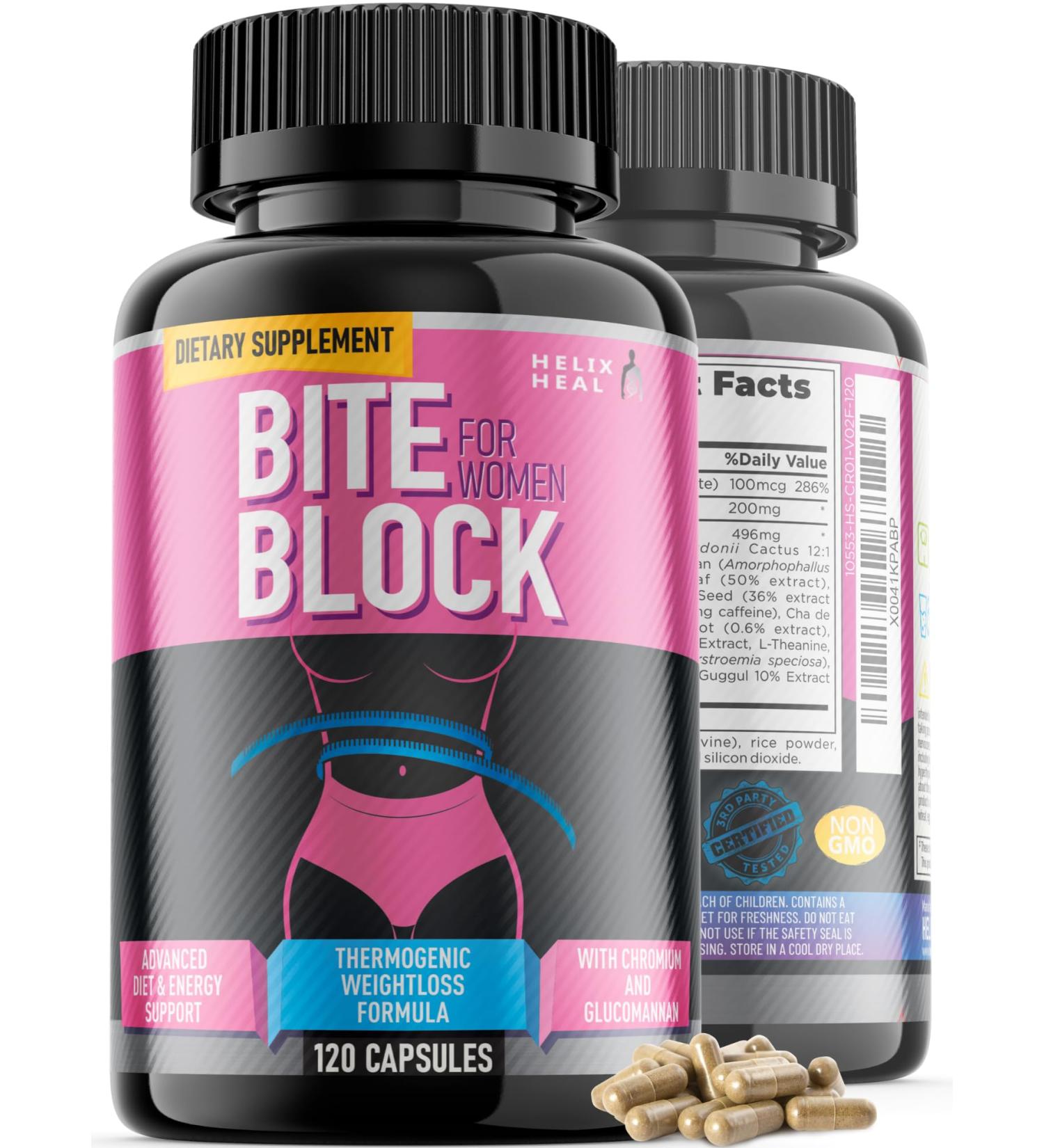 Weight Loss Pills for Women - Powerful Appetite Suppressant & Fat Burners | Fast-Acting Diet Pills | 120 Capsules - Buy Online on GoSupps.com