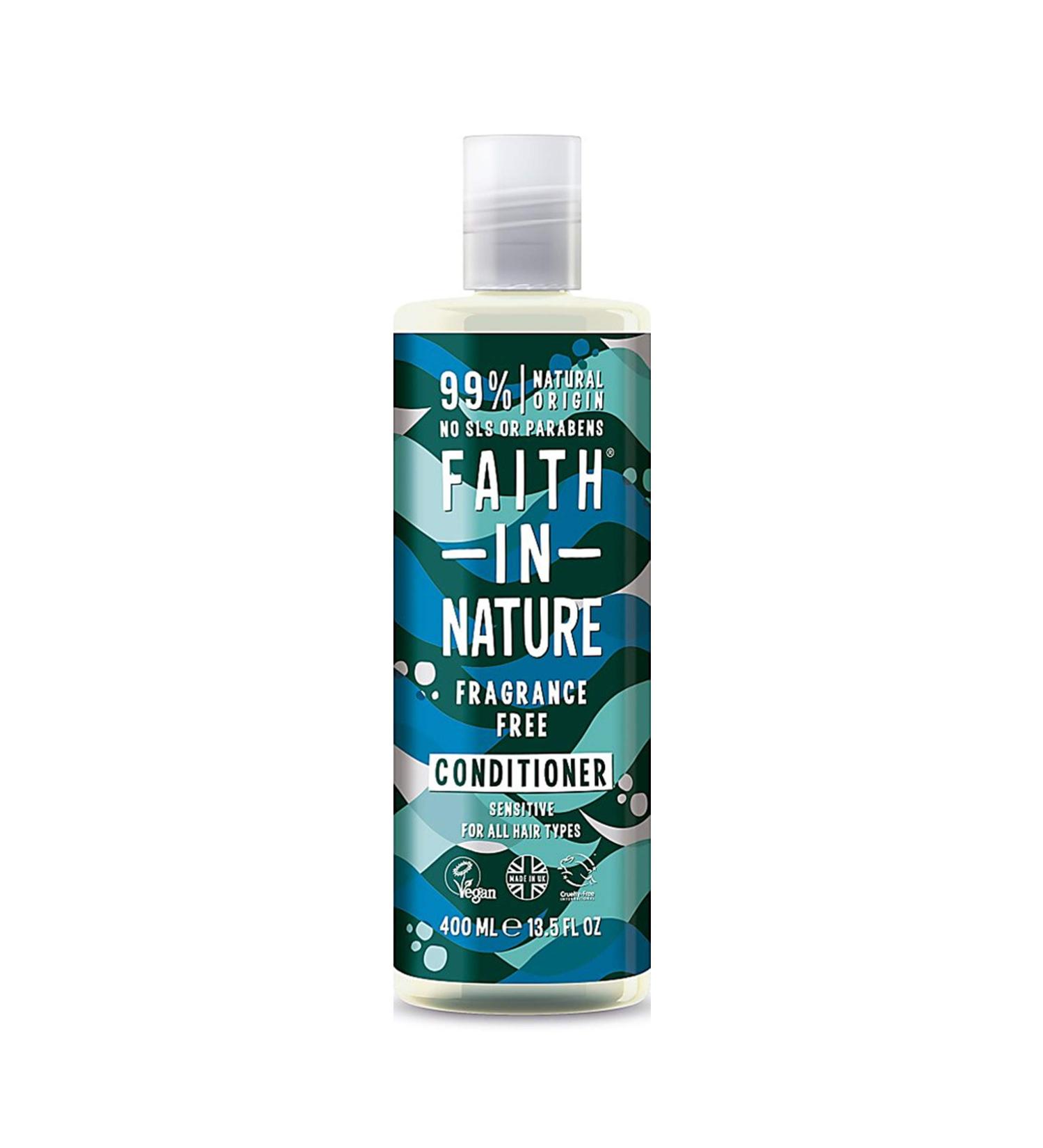 Faith In Nature Natural Fragrance Free Conditioner Sensitive Vegan & Cruelty Free No SLS or Parabens for All Hair Types 400ml Fragrance Free 400 ml (Pack of 1) - Buy Online on GoSupps.com