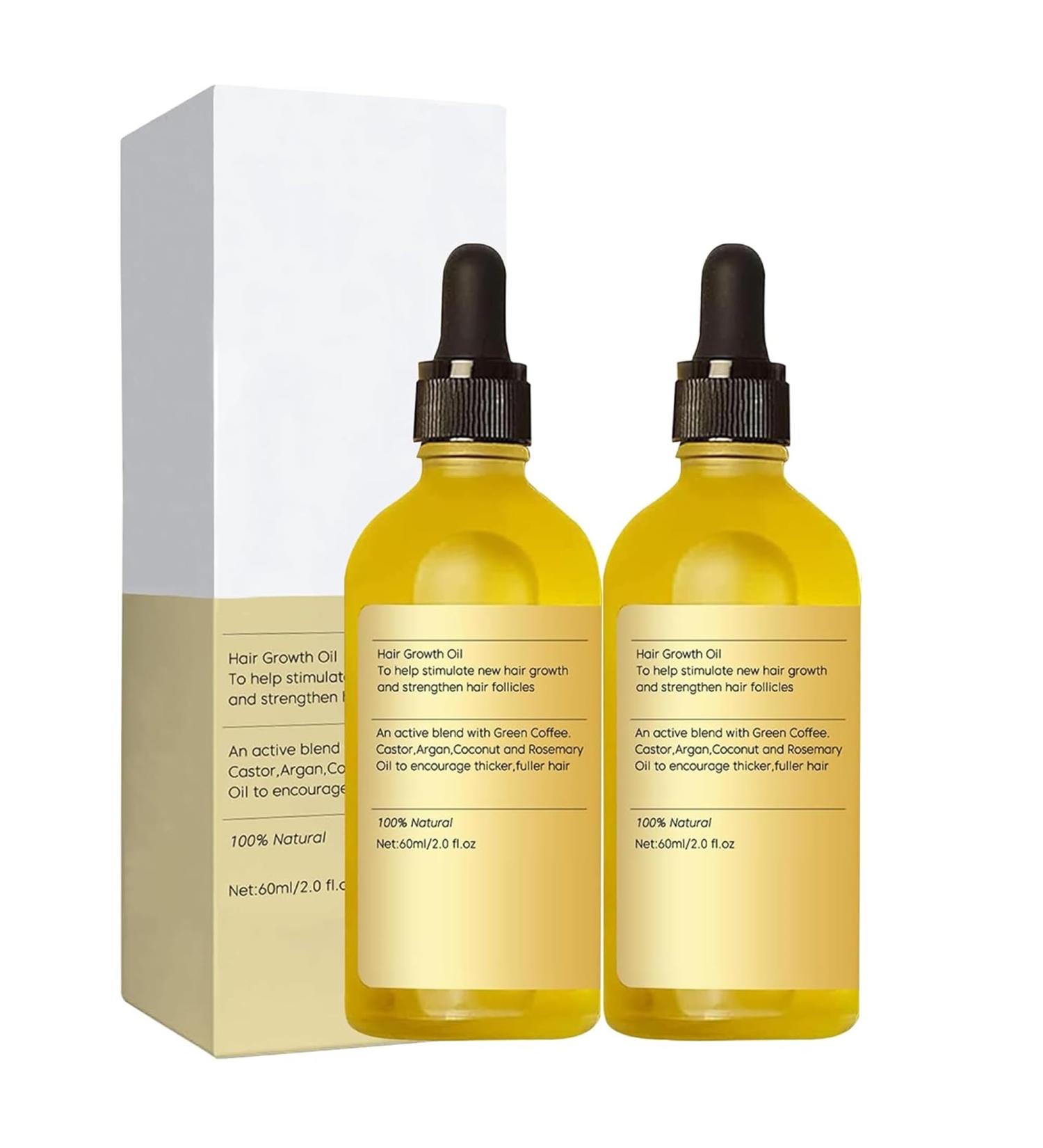 Veganic Hair Oil Set - Natural Rosemary Oil for Hair Growth | Nourishes & Strengthens Thin Brittle Hair - Buy Online on GoSupps.com