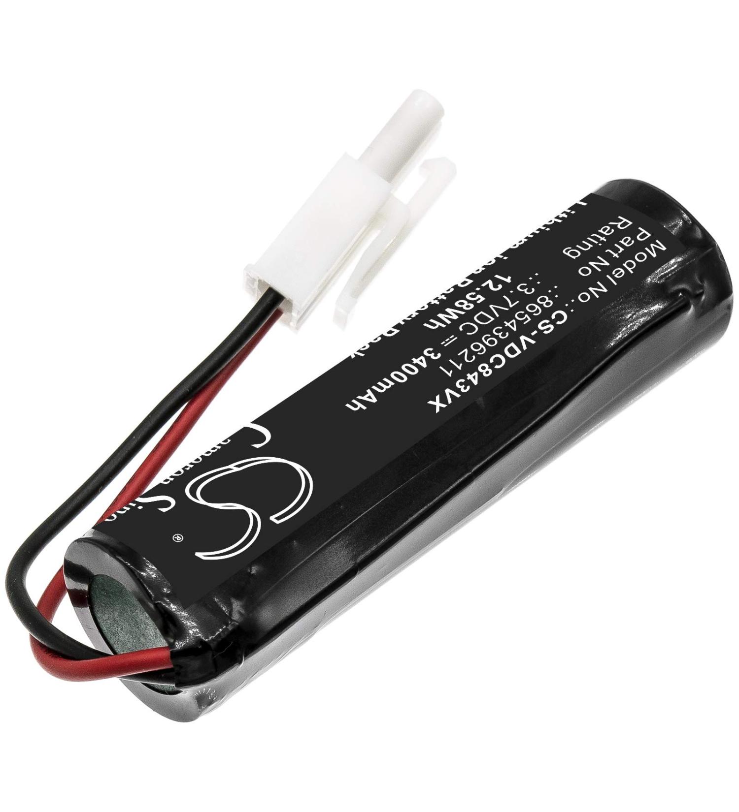 Replacement Battery for Vileda Quick & Clean VI409842 - 3400mAh/3.7V Compatible | Fast International Shipping - Buy Online on GoSupps.com