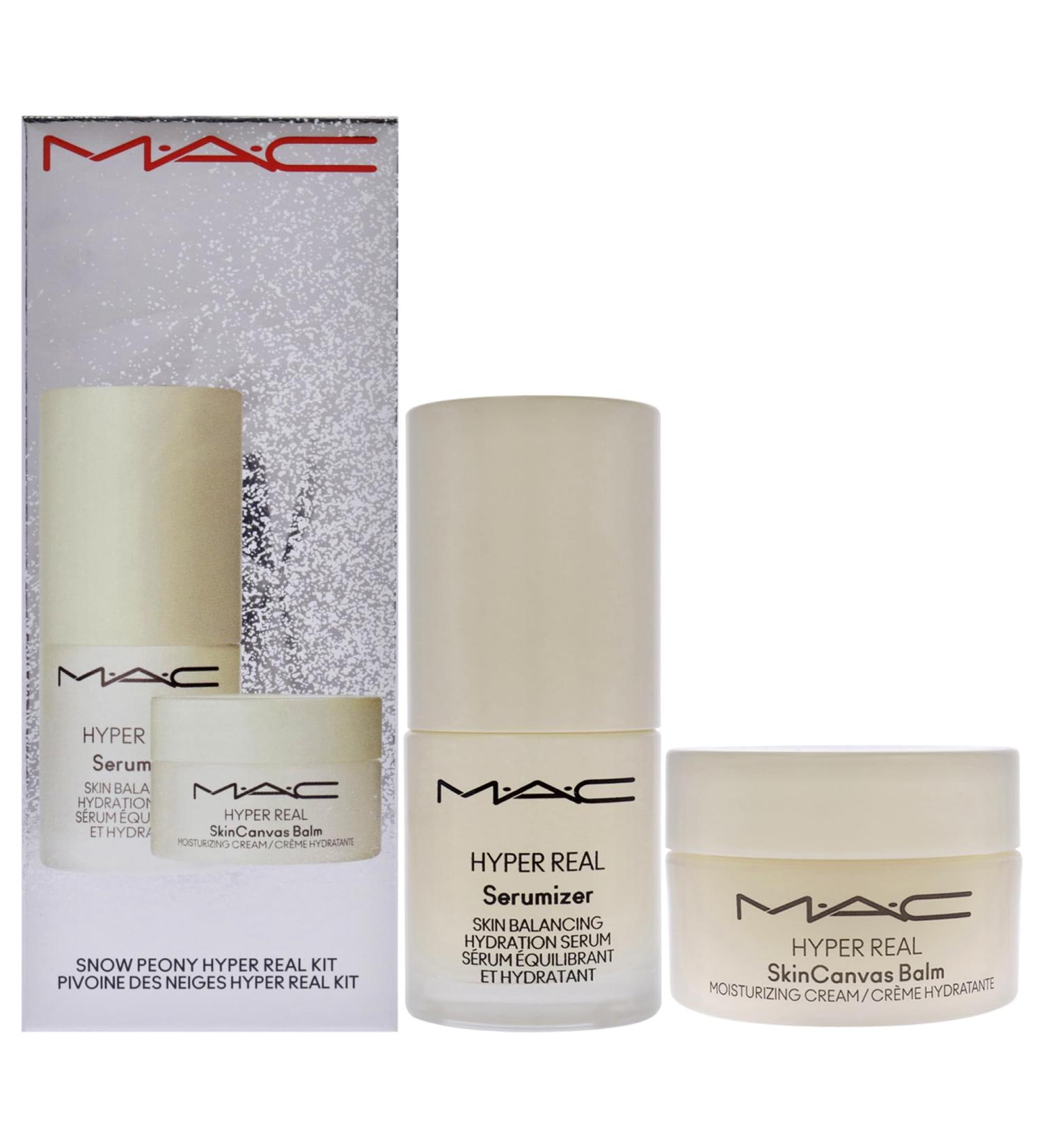 Buy MAC Bizarre Blizzard Snow Peony Hyper Real Kit for Women - 2 Pc Serum & Cream - International Shipping Available - Buy Online on GoSupps.com