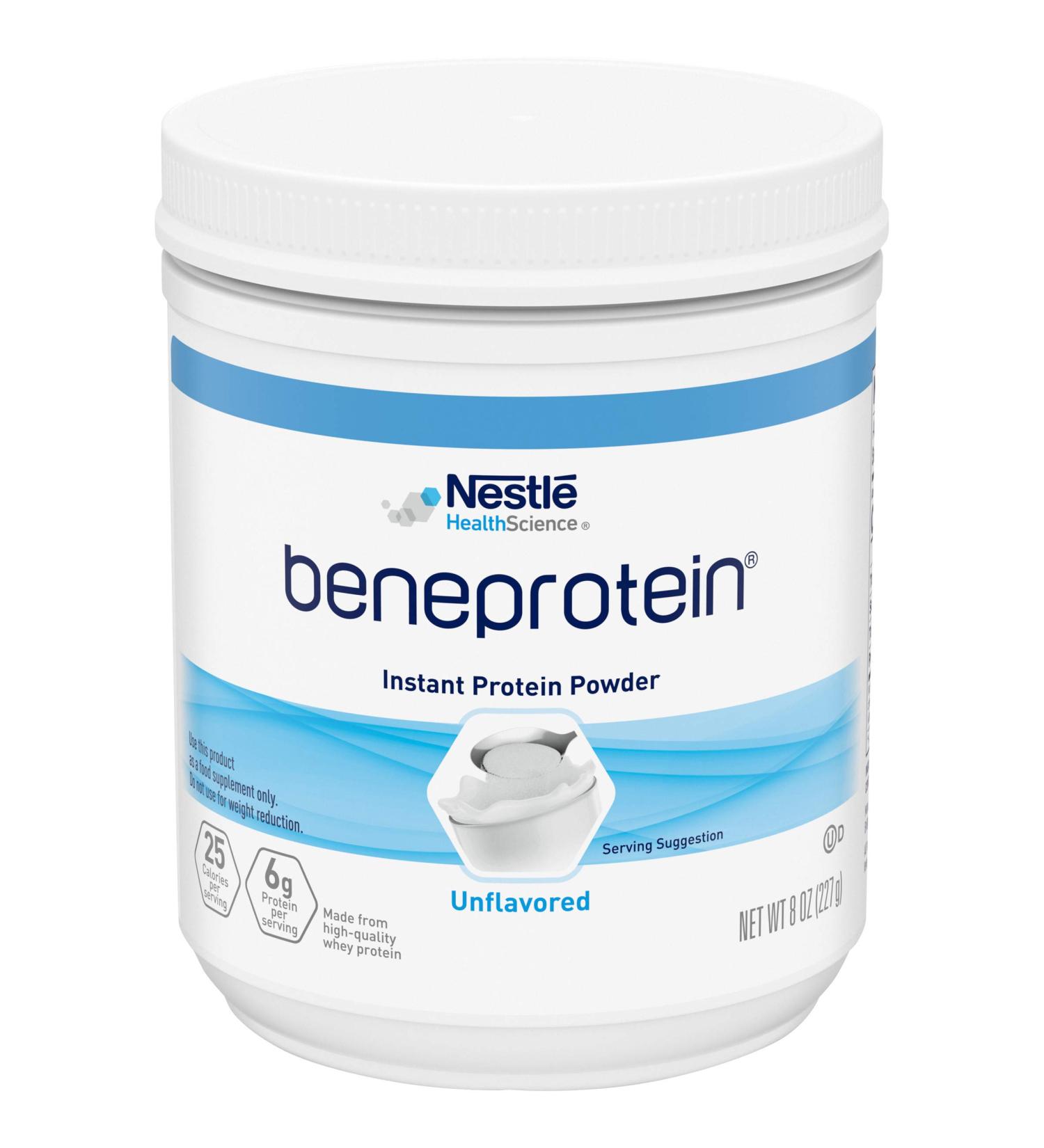 Beneprotein Unflavored Instant Protein Powder - 8 oz Canister | High-Quality Supplement - Buy Online on GoSupps.com