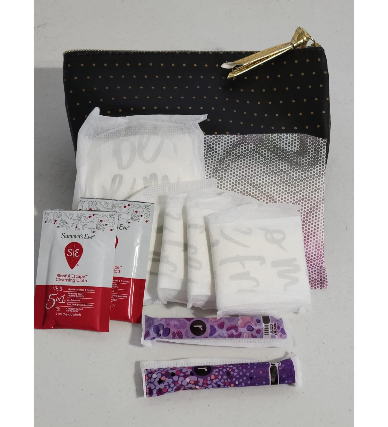 Menstruation Kit - First Period Kit for On-the-Go Convenience - Buy Online on GoSupps.com