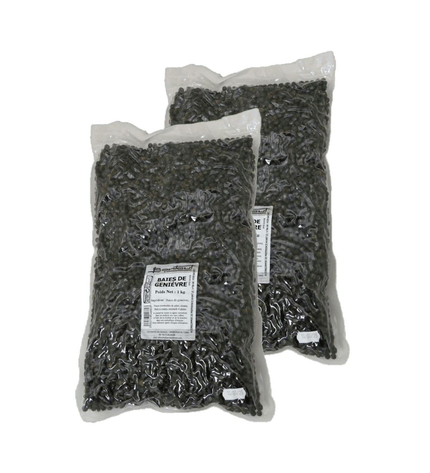 Lot 2x Juniper berries - 1kg bag