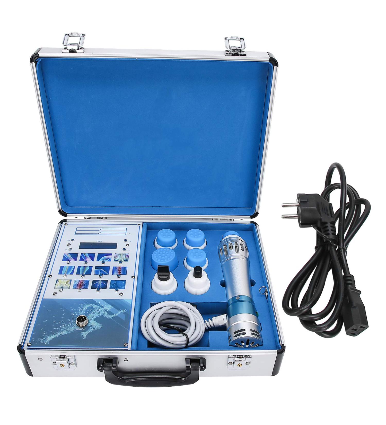 HAOX Portable Shock Wave Therapy Massager - 7 Heads for Muscle Pain Relief & ED Treatment (220V) - International Shipping Available - Buy Online on GoSupps.com
