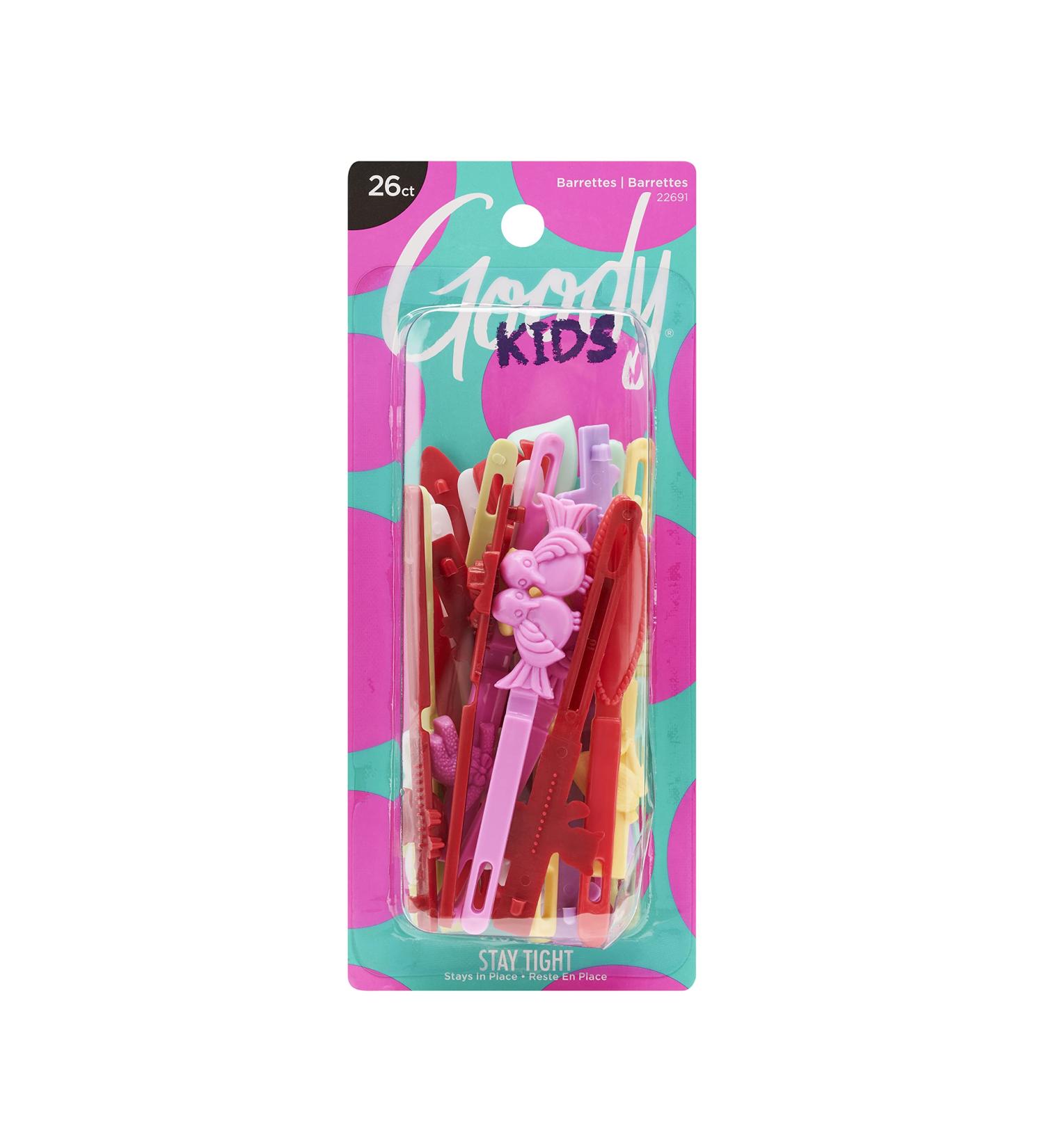 Goody Girls Classics Barrettes, Self Hinge, 1.5 Inch, 26 Count