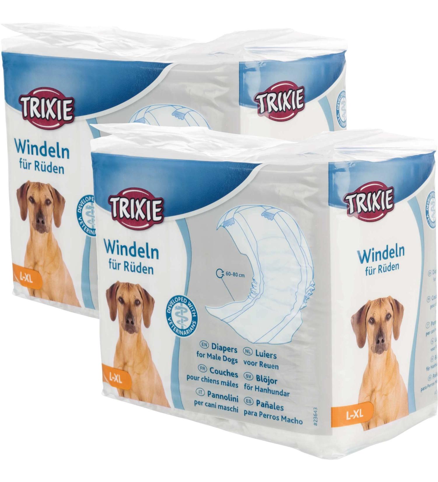 Buy Schecker 24 Pieces Male Dog Diapers (Waist 60-80 cm L-XL) - Best International Shipping! - Buy Online on GoSupps.com