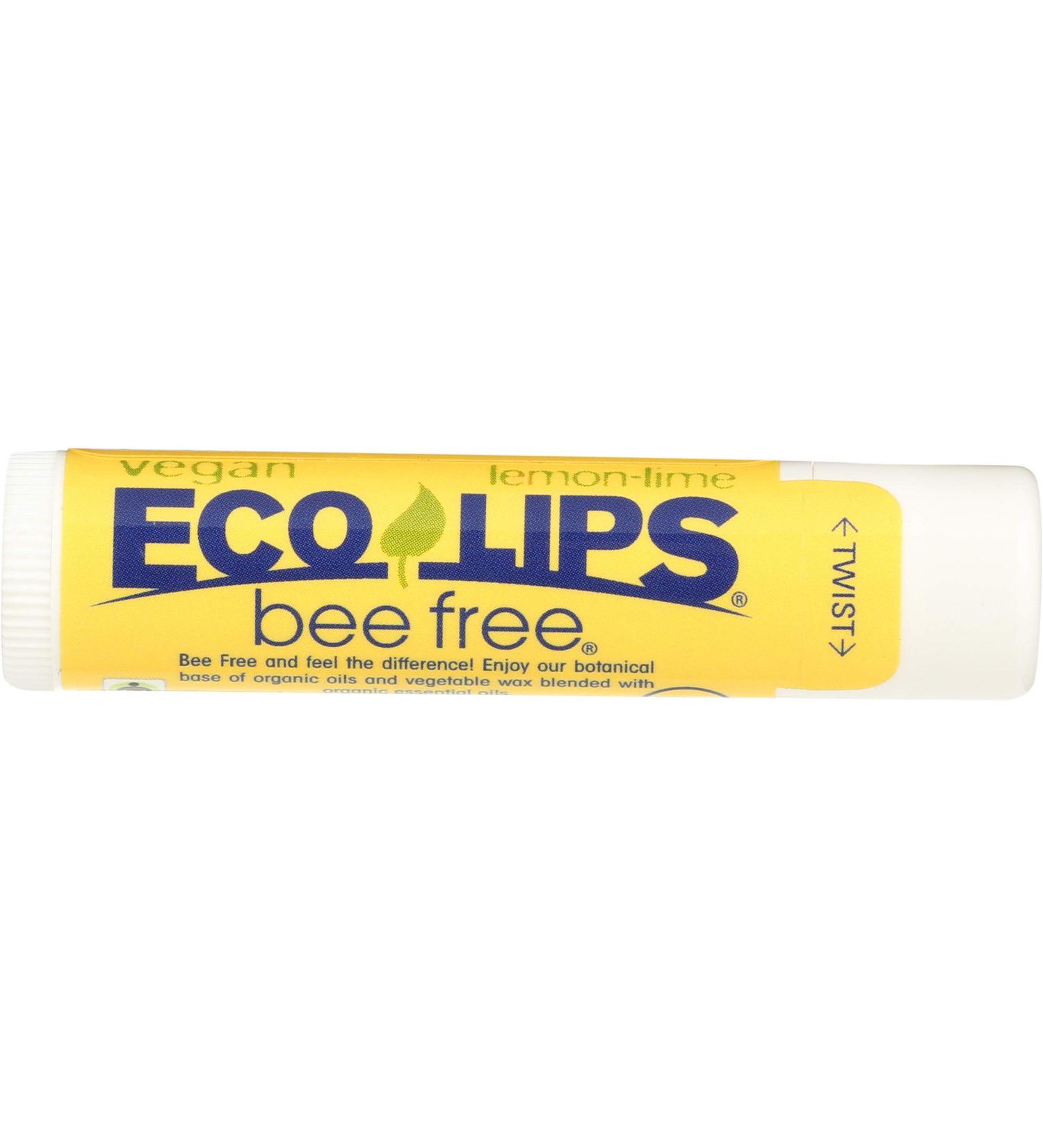 ECO LIPS Bee Free Lip Balm - 100% Natural Vegan & Cruelty-Free - 0.15 OZ - Perfect for Soft Hydrated Lips - International Shipping Available - Buy Online on GoSupps.com
