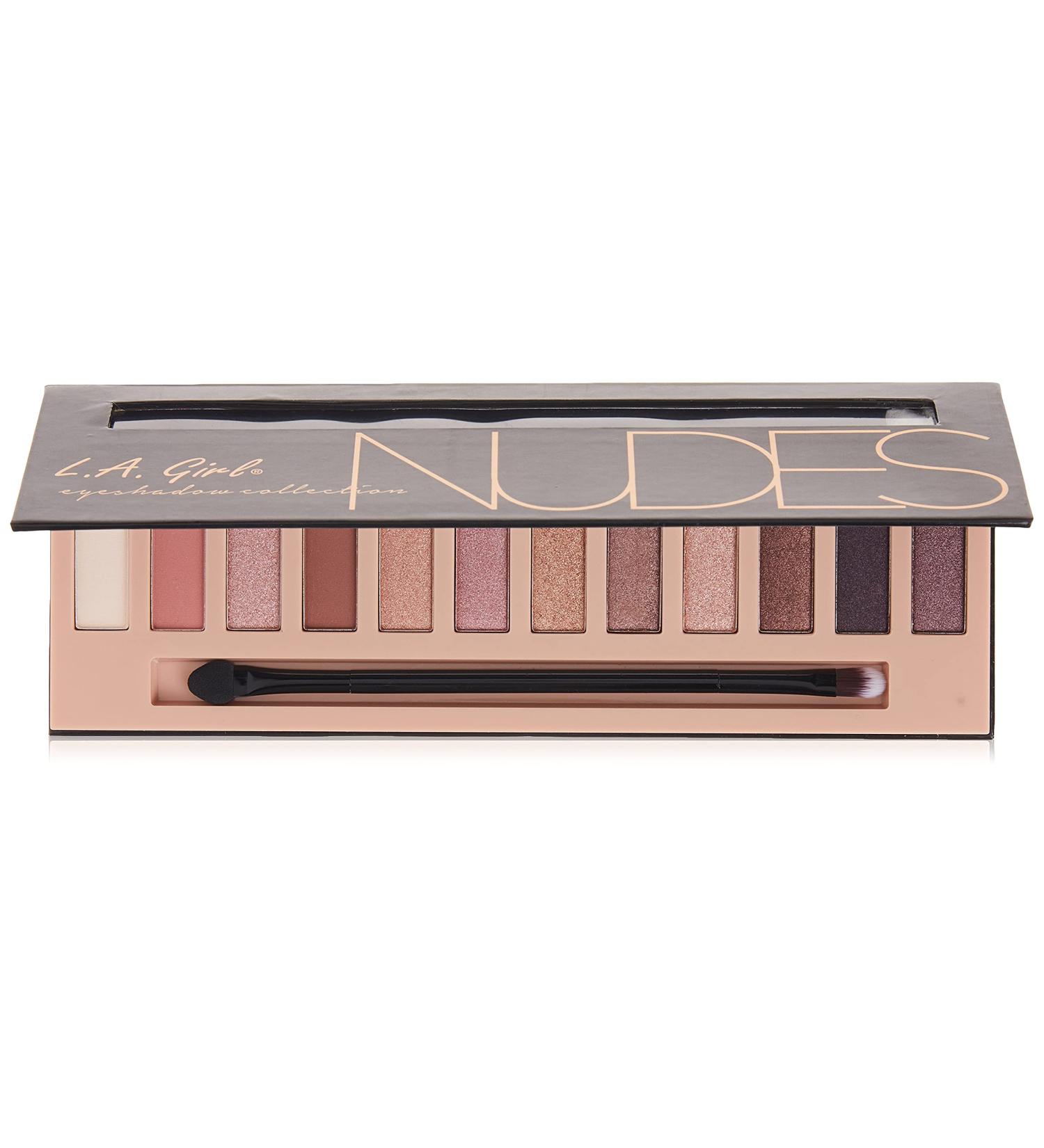 L.A. Girl Beauty Brick Nudes Eyeshadow Palette - 12 Shades, 0.42 oz - Buy Online on GoSupps.com