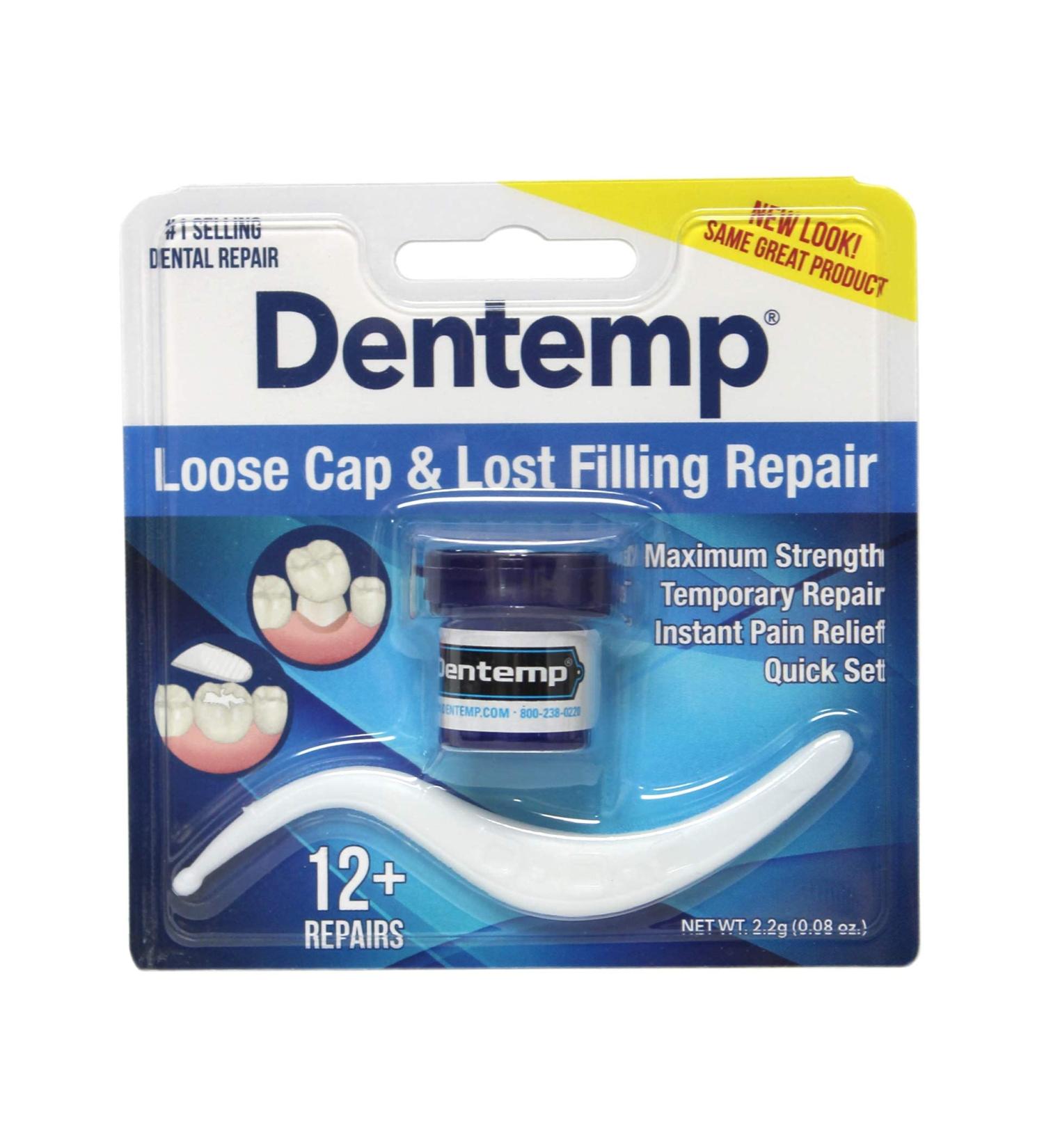 Dentemp Maximum Strength Dental Repair Material - 12+ Repairs, Pack of 4