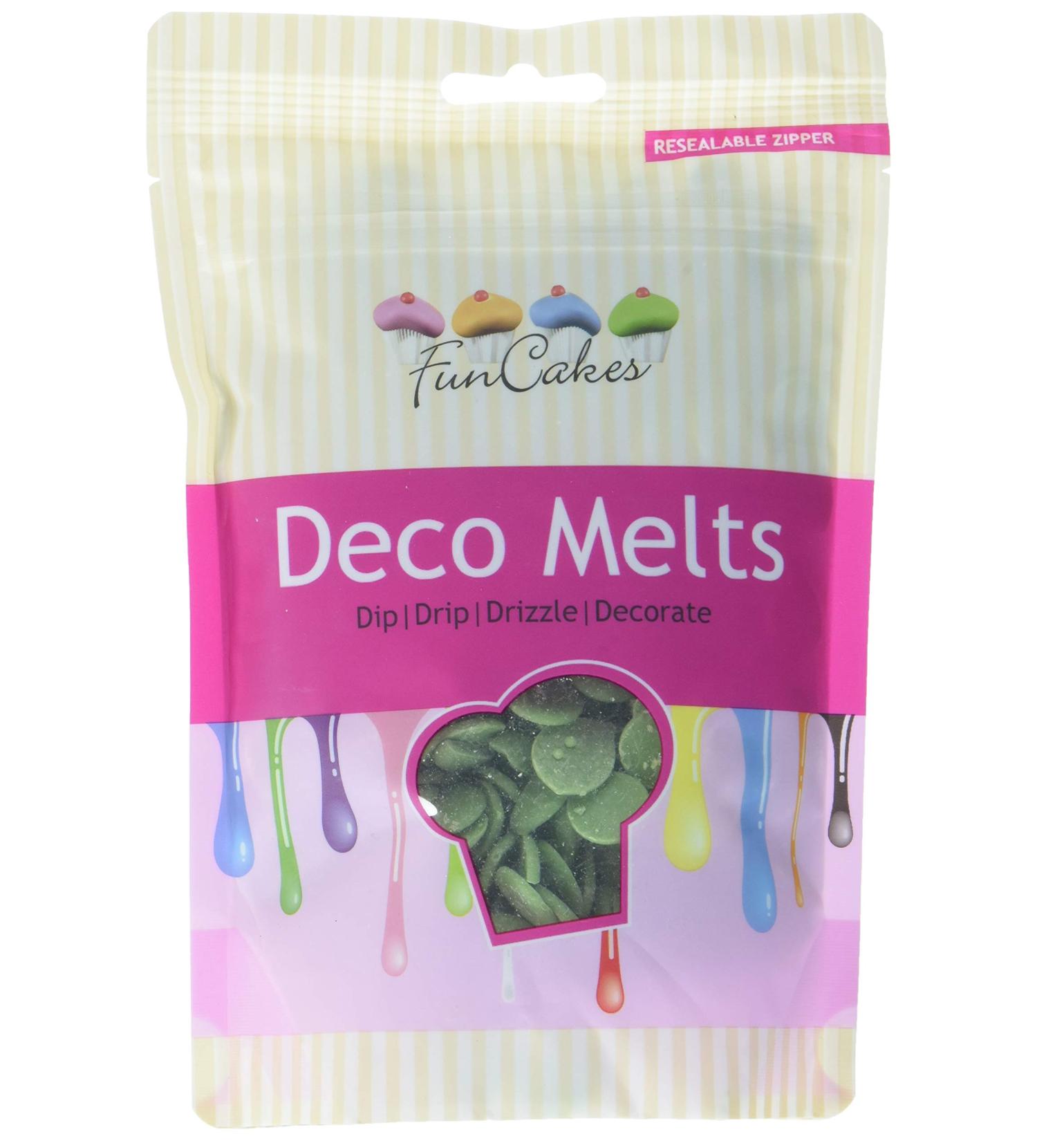 Buy FunCakes Deco Melts Green - Pack of 2 (2 x 250g) | International Shipping Available - Buy Online on GoSupps.com