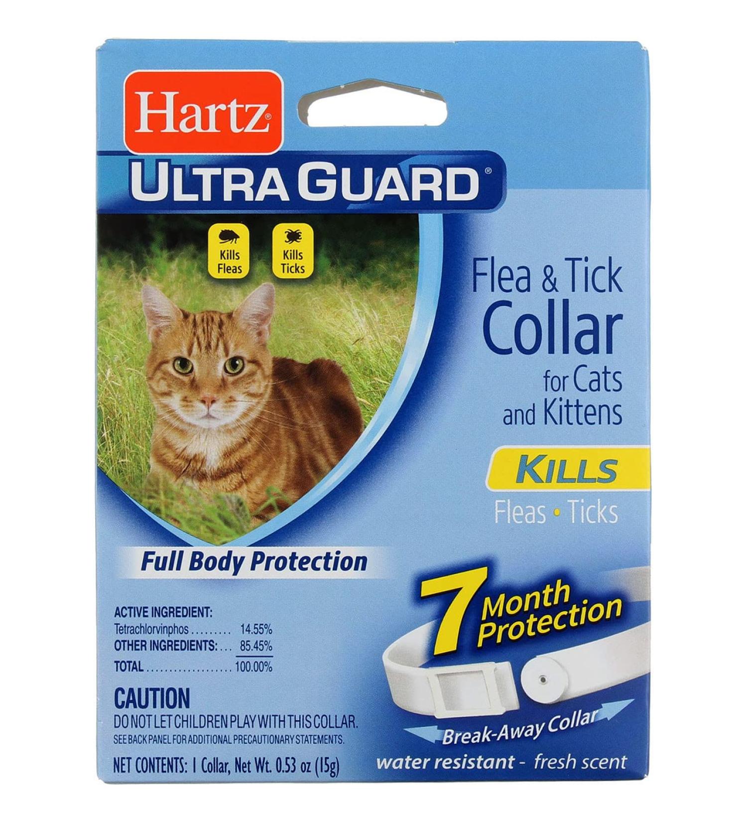Hartz UltraGuard Flea & Tick Cat Kitten Collar White - 1 ea - Buy Online on GoSupps.com