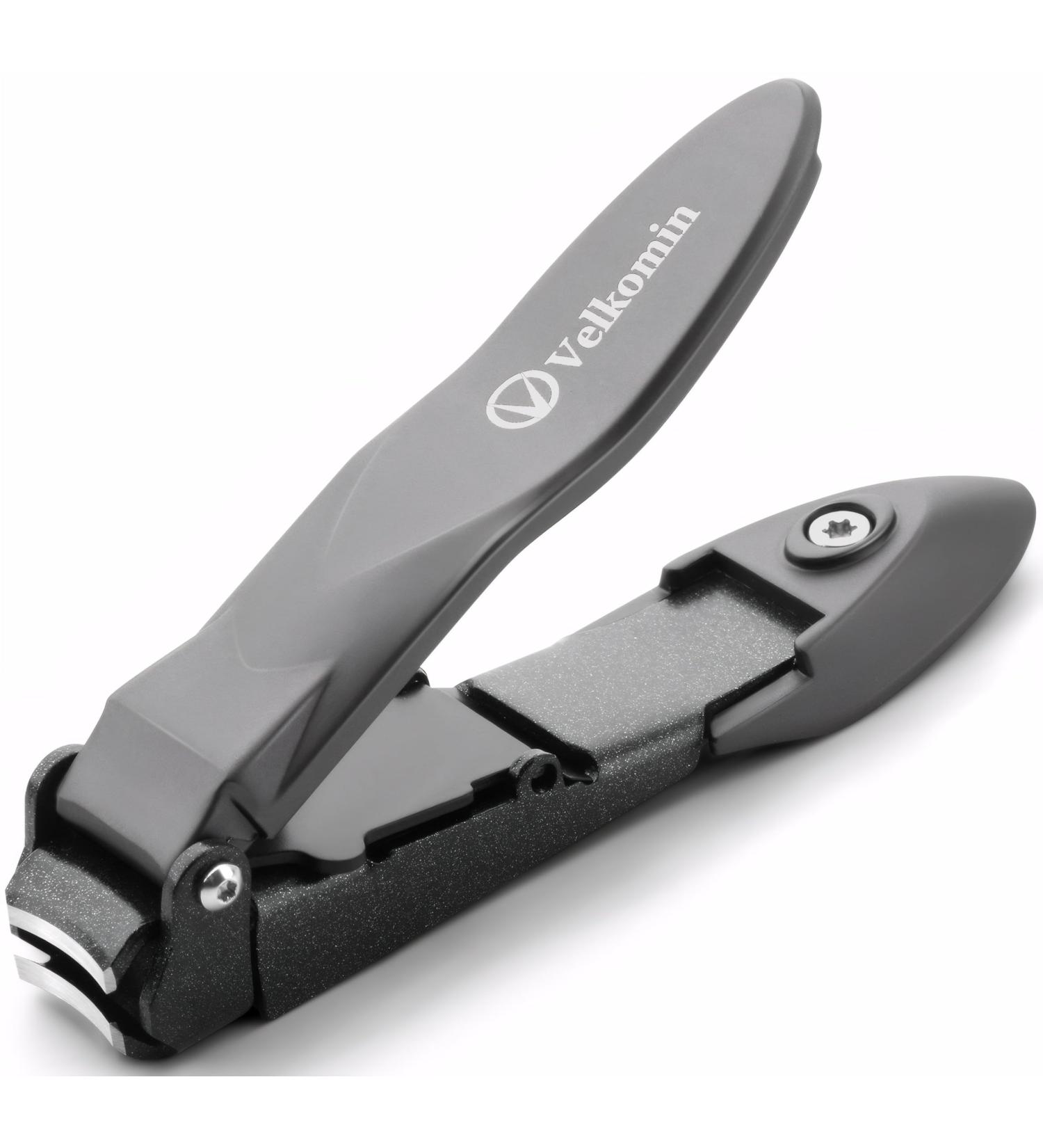 Heavy Duty Nail Clippers with Catcher | Self-Collecting Fingernail & Toenail Clippers for Men & Women | 18-Month Warranty - Buy Online on GoSupps.com