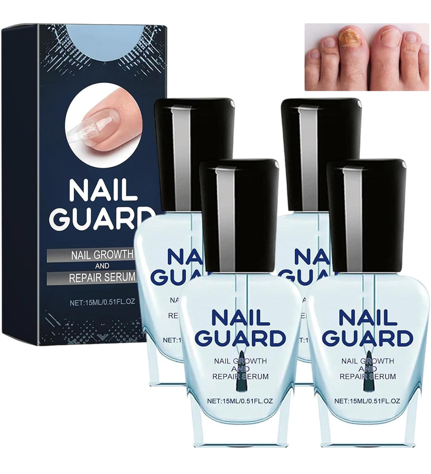 Onyxoguard Nail Growth and Repair Serum Nail Growth Serum Nail Strengthening and Growth Conditioner Nail Strengthener Oil for Damaged Nails Conditioning Nail Care for Weak Thin Nails (4Pcs) - Buy Online on GoSupps.com
