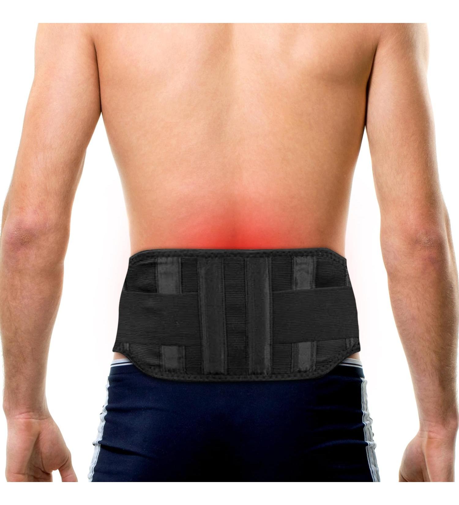 KF-Premium Self Heating Magnetic Lumbar Support Belt for Back Pain Relief - Size Medium - Buy Online on GoSupps.com