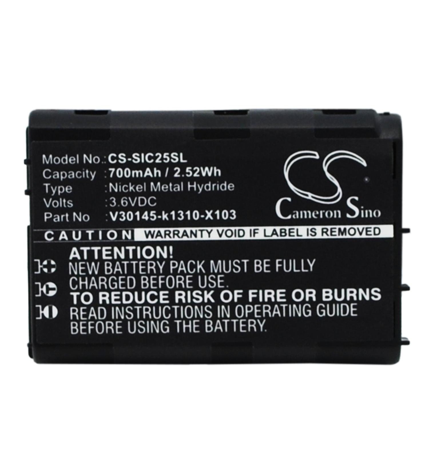 Buy 3.6V 700mAh V30145-k1310-X103 Battery Replacement for C25 C28 C2588 C25e | International Shipping Available - Buy Online on GoSupps.com