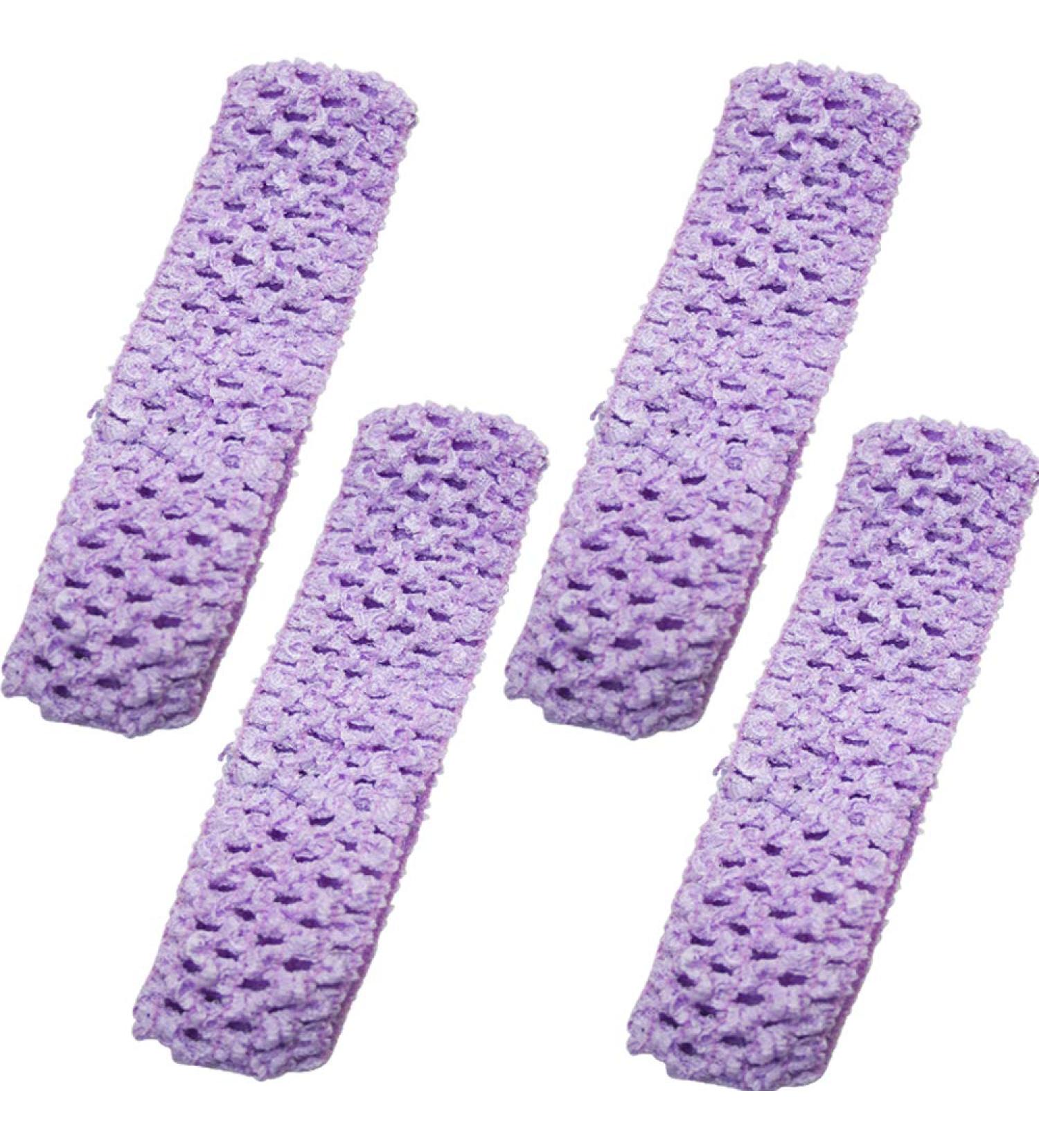 4pcs Crochet Tube Top & Tutu Set for Baby Girls - Lavender Pettiskirt 1.5x6 & 4x15cm - Buy Online on GoSupps.com