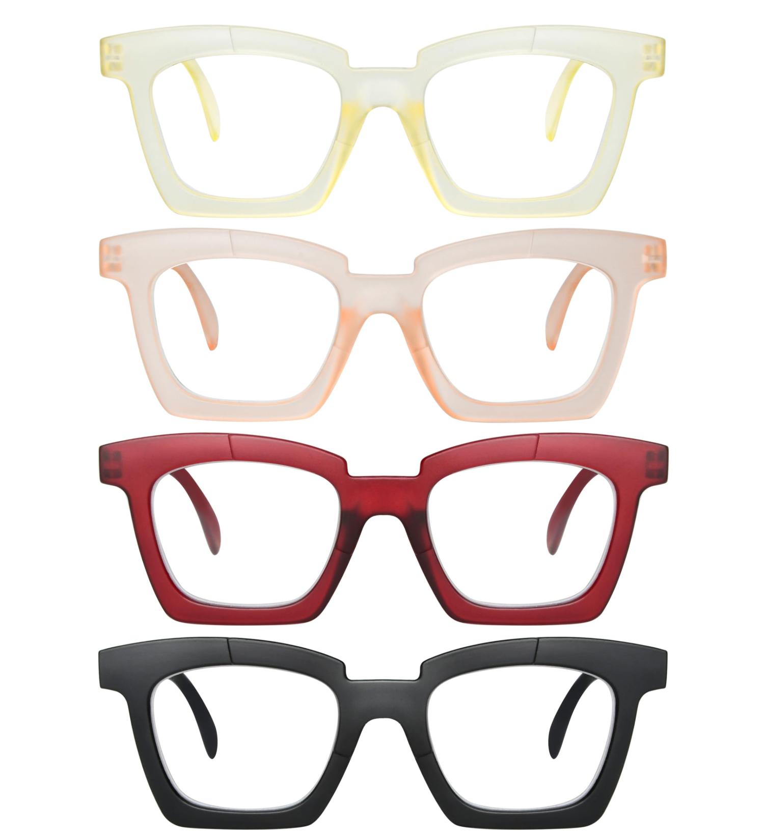 Eyekepper Women's Reading Glasses - 4 Pack Stylish +2.50 Reading Aid - Buy Online on GoSupps.com