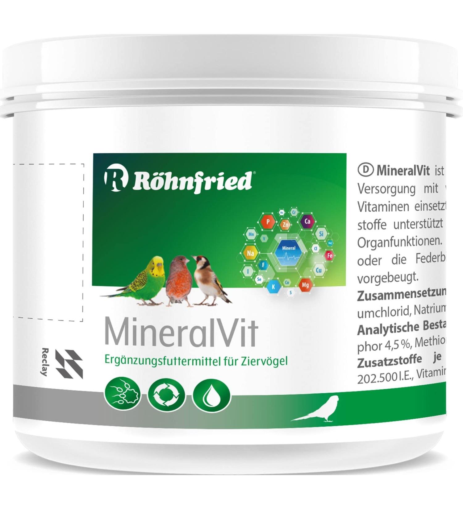 R hnfried MineralVit 200g I Vitamins minerals trace elements for parakeets budgies canaries parrots