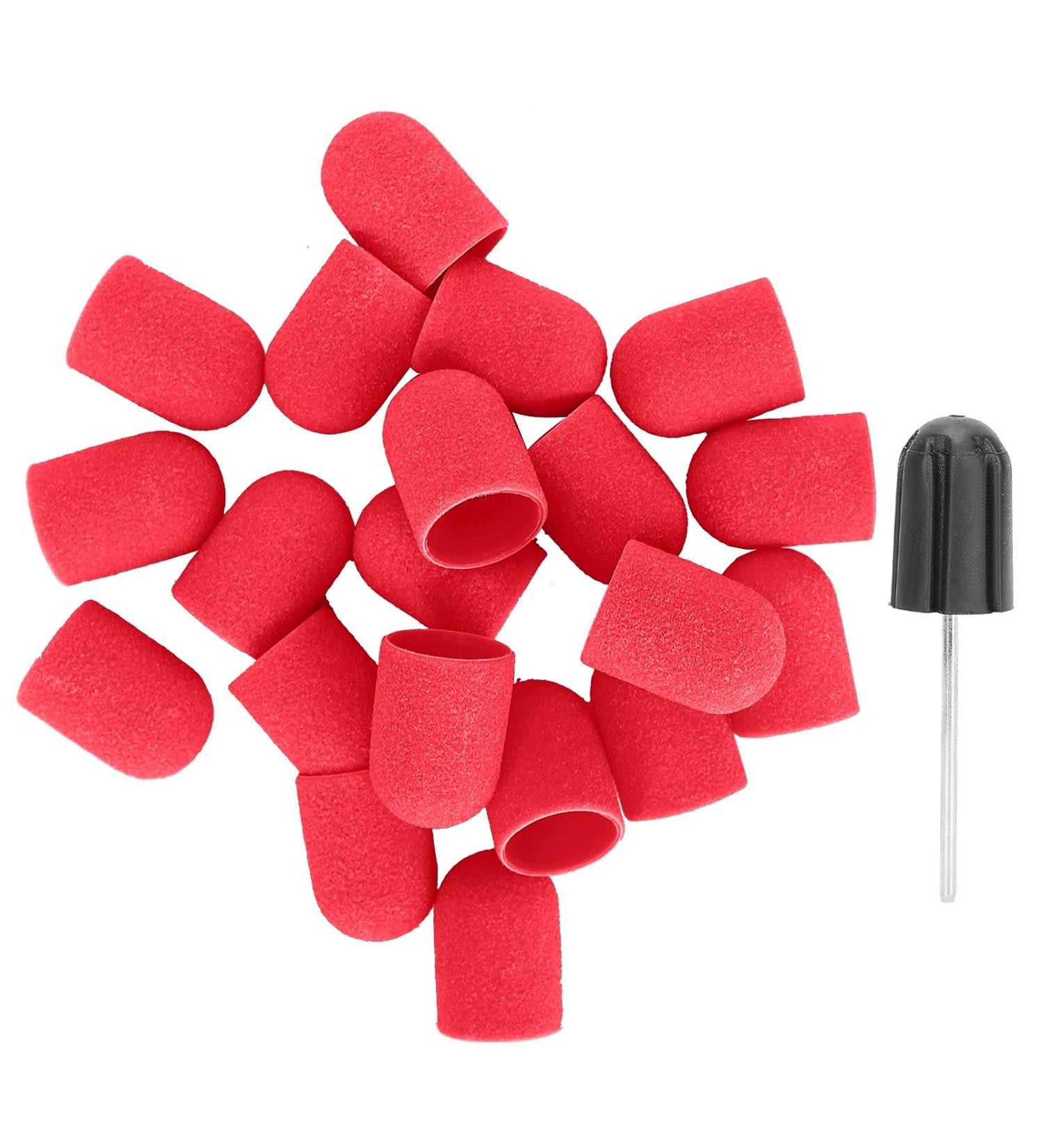 Nail Sanding Belt - Fine Sandpaper 0.6 x 2.5 cm Nail Grinding Head for Home Use | Big Red Nail Tool - Buy Online on GoSupps.com