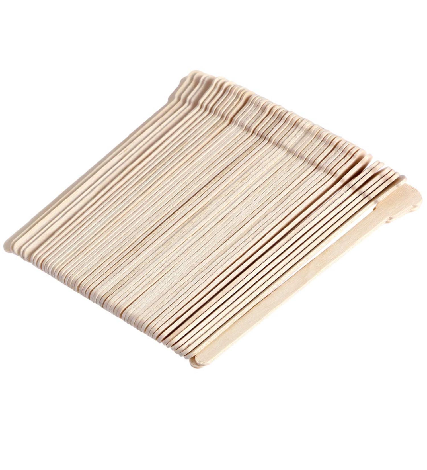 Frcolor Wooden Spatula for Warm Wax Application | 200 PCS Hair Removal Sticks - Perfect for Smooth Skin - Buy Online on GoSupps.com