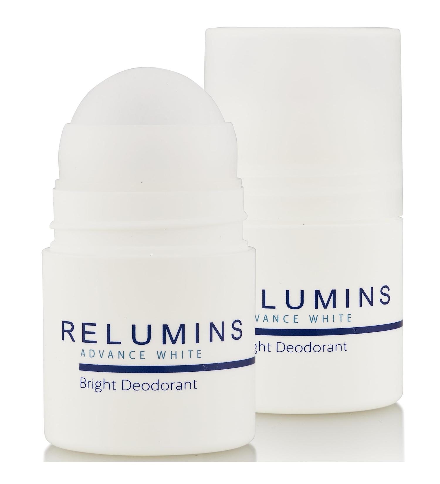 Relumins Advance Natural Brightening Deodorant for Dark Underarms Roll On Deodorant for Women and Men with Glutathione Kojic Acid and Witch Hazel with 24-Hour Odor Protection 1.5fl oz (1 Pack) - Buy Online on GoSupps.com