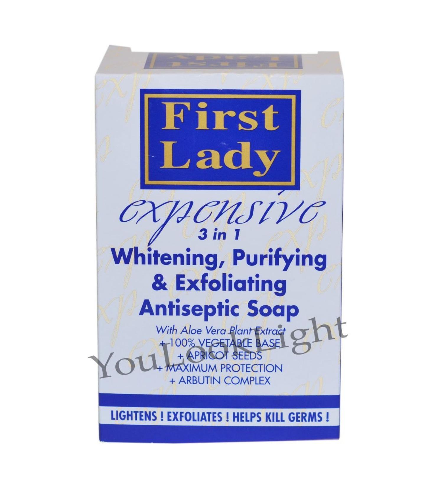 First Lady Expensive 3 in 1 Whitening Purifying & Exfoliating Antiseptic Soap 2