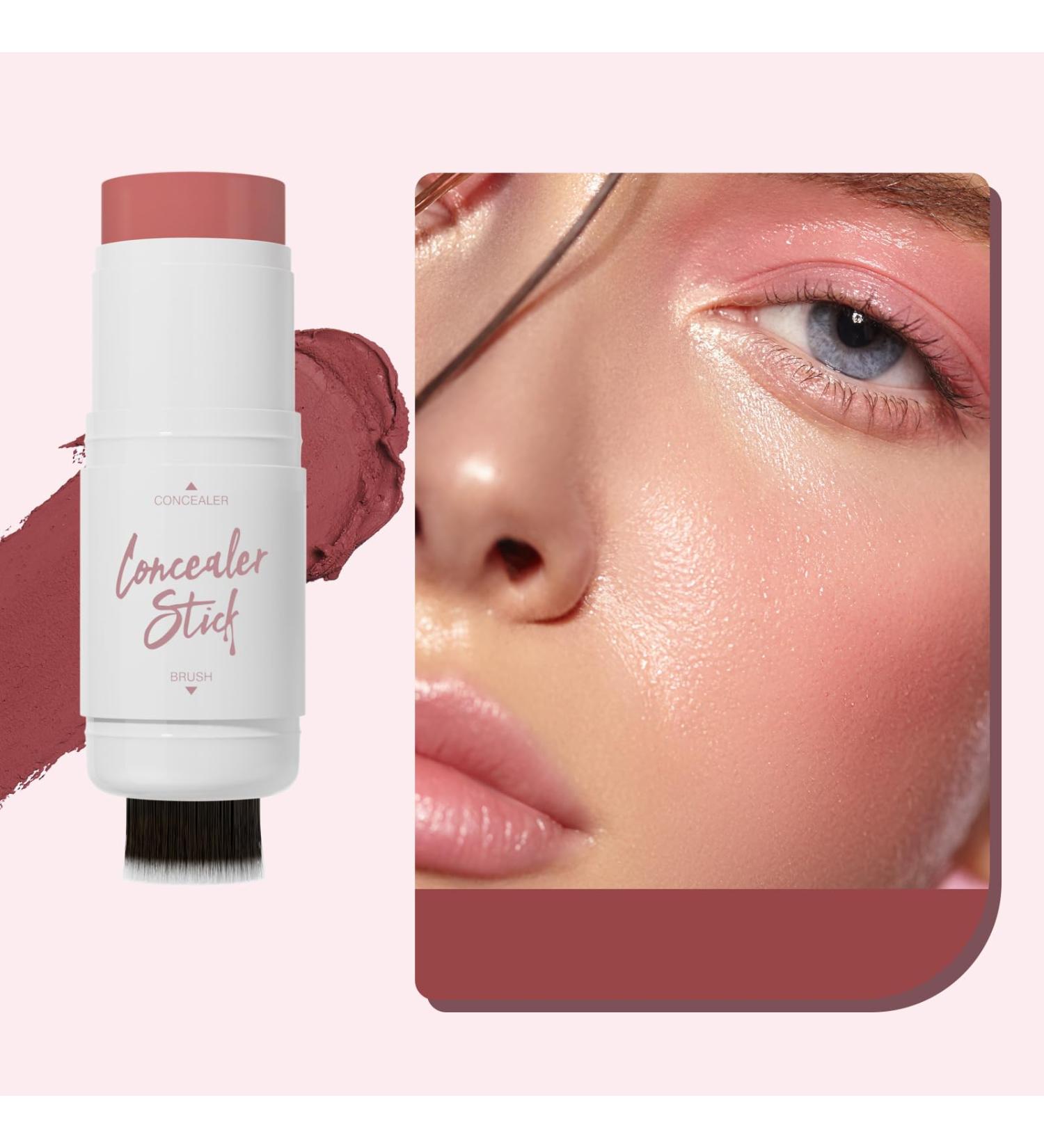 Dual-Ended Cream Blush Stick for Cheeks Makeup Sticks for All Skin Tones - Buy Online on GoSupps.com