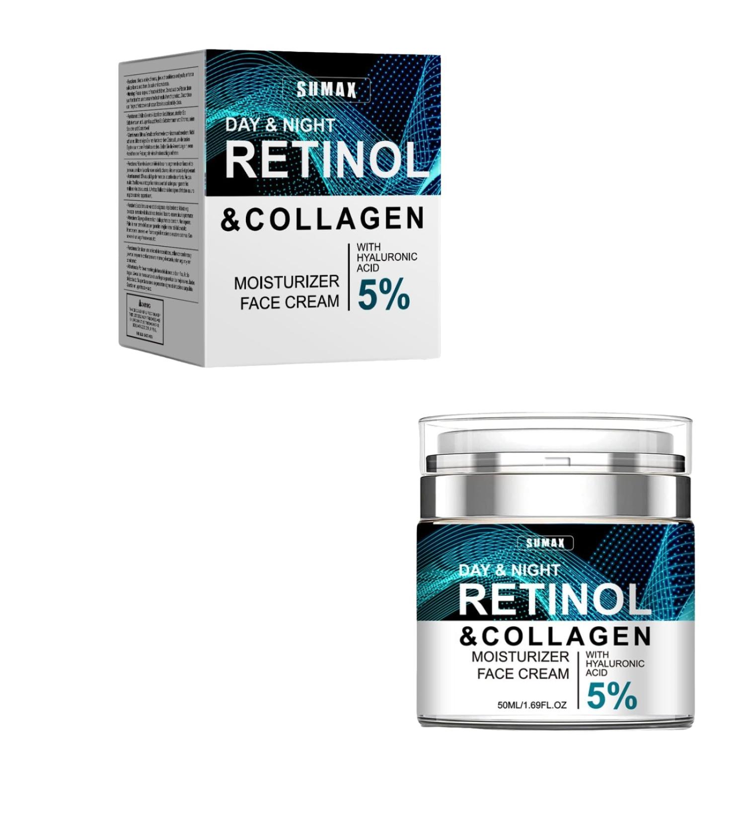 Pressurized Retinol Cream 50ml Anti-Aged Skin Moisturizing Highlight Vacuum Packaging Night Repair Buy One by One - Buy Online on GoSupps.com