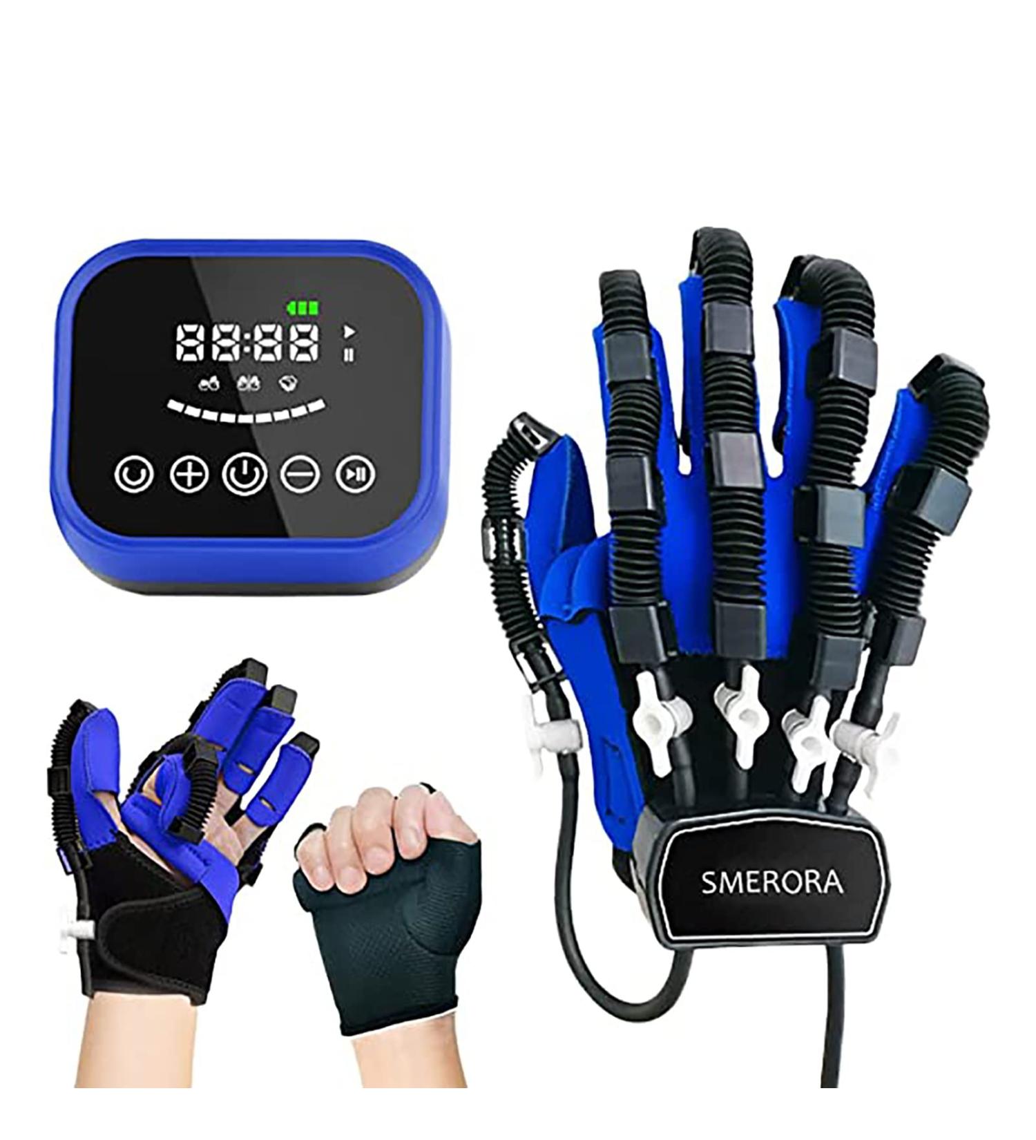 ZZBB Rehabilitation Robot Gloves for Hand Training and Rehabilitation Stroke Hand Brace Help Patients with Stroke Left Large