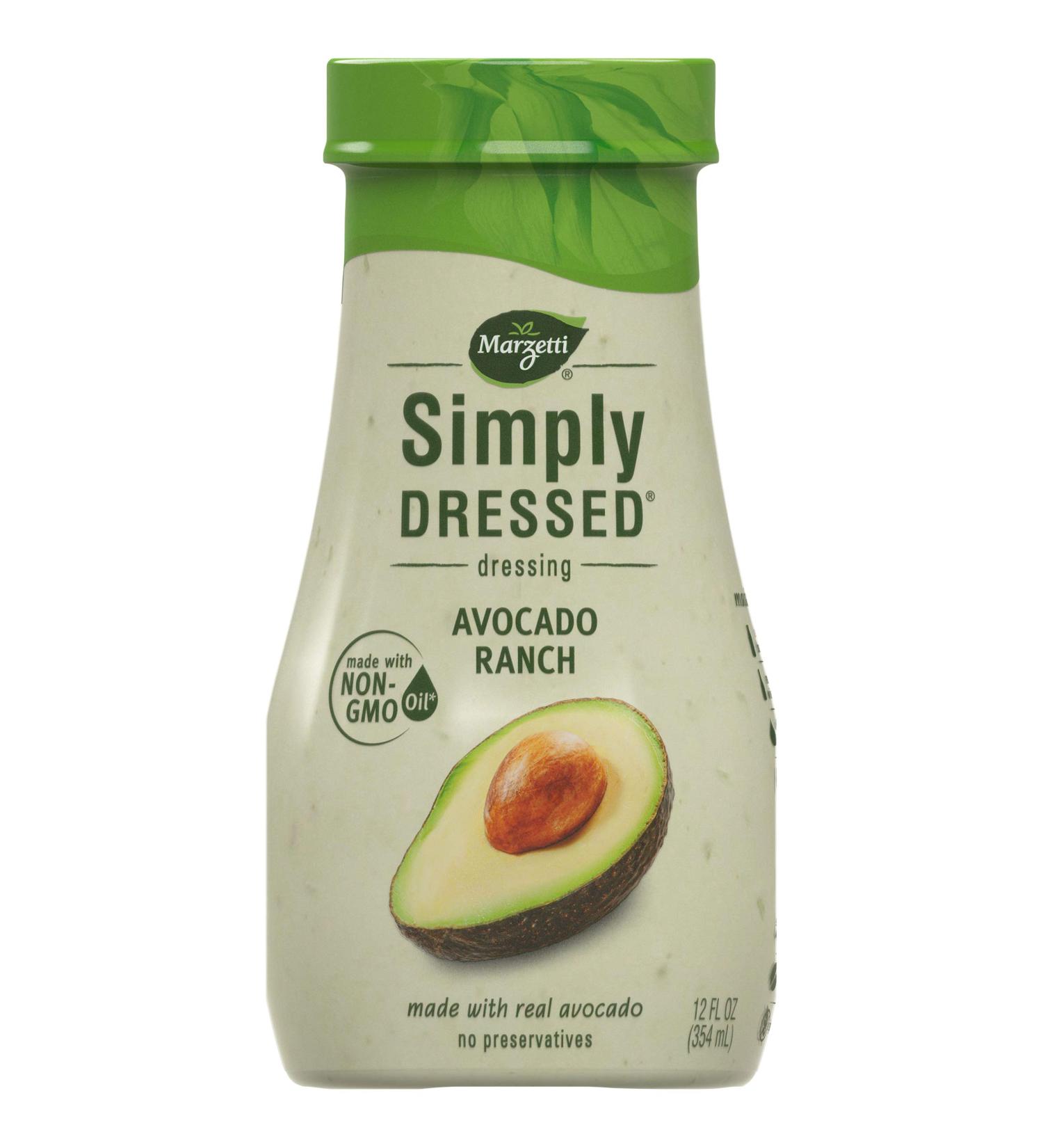 Marzetti Simply Dressed Avocado Ranch Dressing 12oz (Pack of 3) - Fresh, Creamy Flavor - Buy Online on GoSupps.com