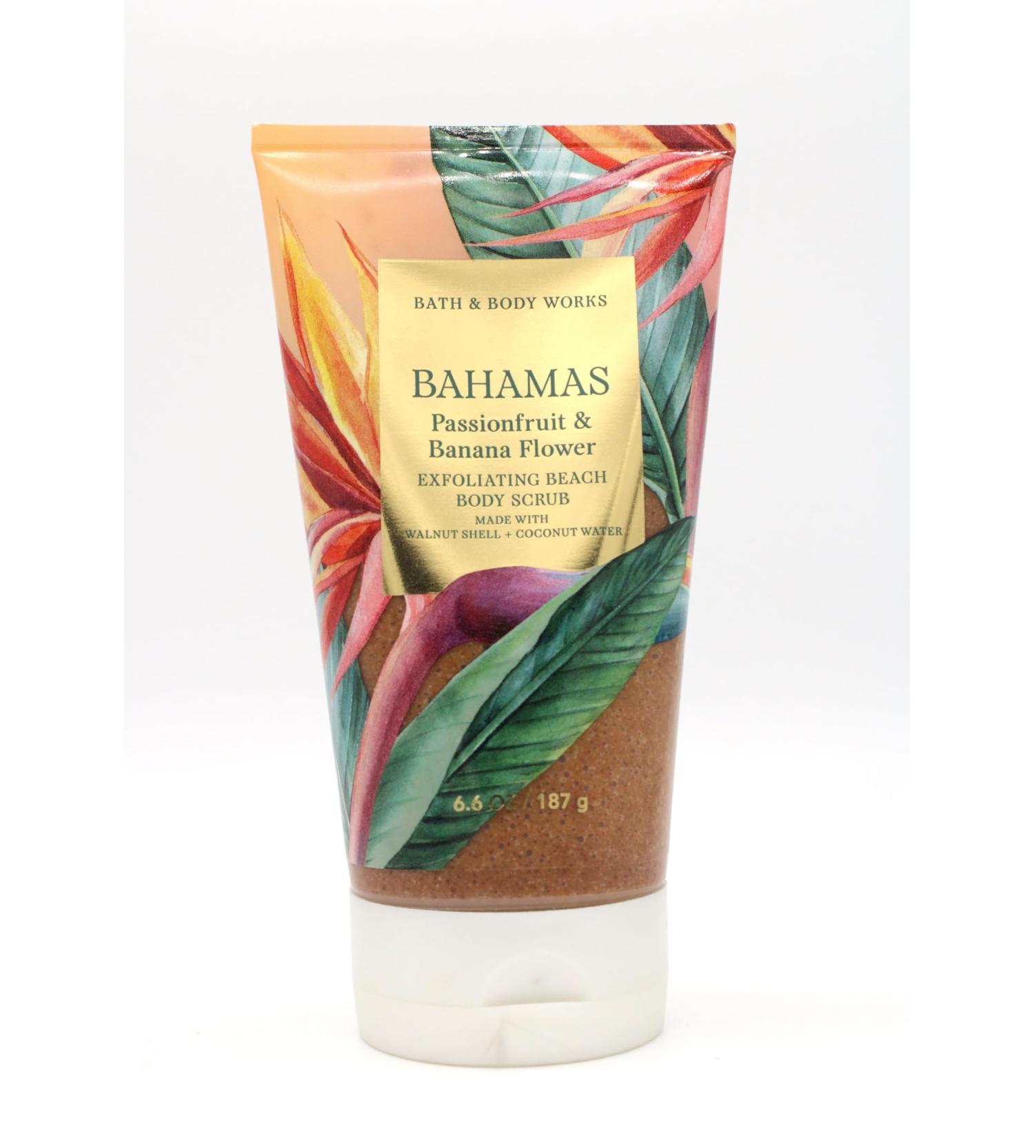 Generic Bahamas Passionfruit & Banana Flower Bath and Body Exfoliating Beach Body Scrub 6.6 oz