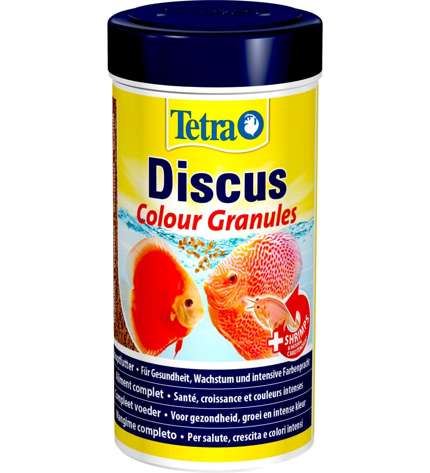 Tetra Discus Color Granules - Premium Fish Feed for Discus Fish | Enhances Growth Health & Vibrant Colors | 250 ml Pack - Buy Online on GoSupps.com
