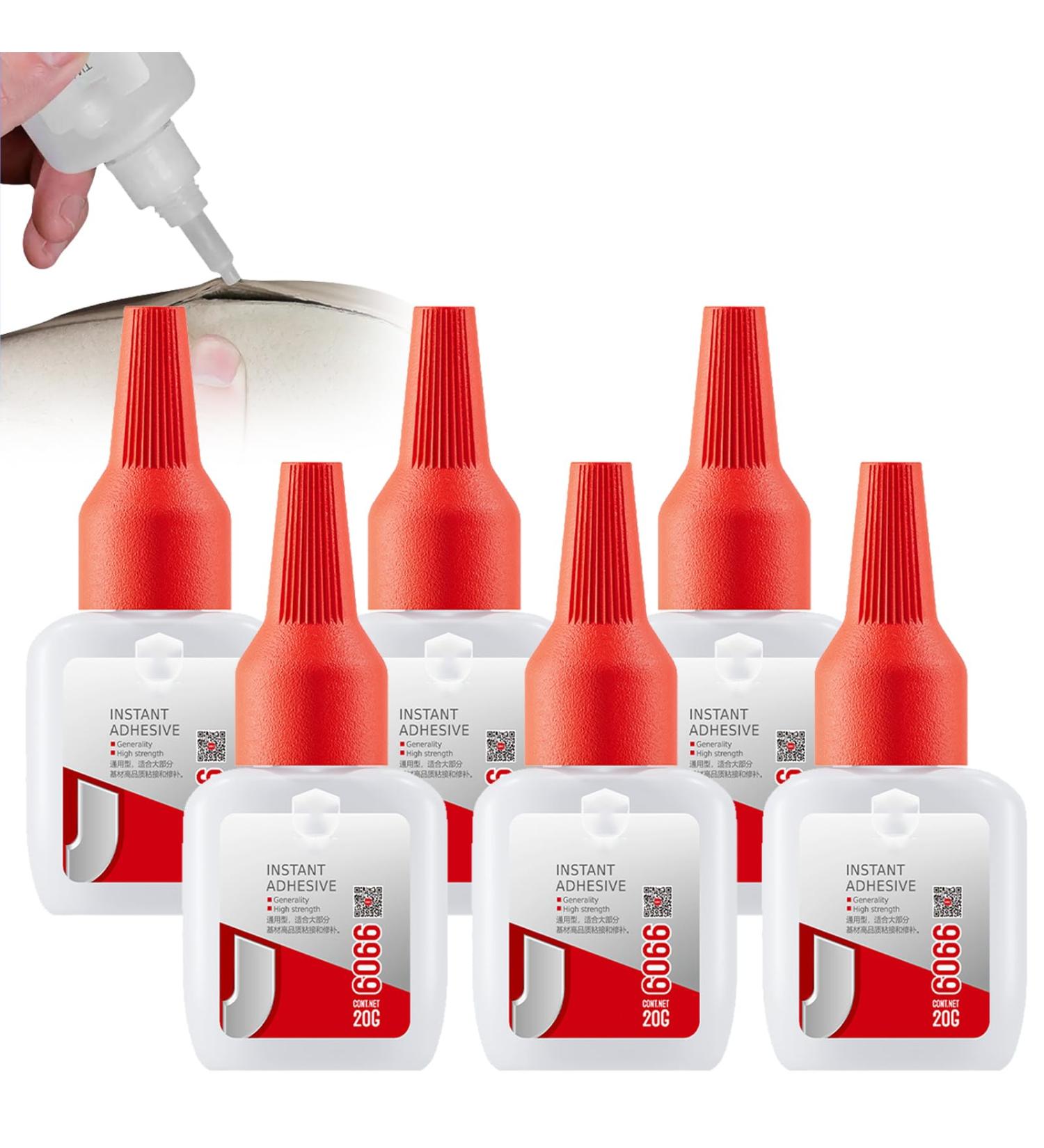 Clarioy Multipurpose Instant Adhesive Extensivek Welding High-Strength Oily Glue Welding High Strength Oily Glue For Metal Wood Ceramics Leather Glass (6PCS) - Buy Online on GoSupps.com