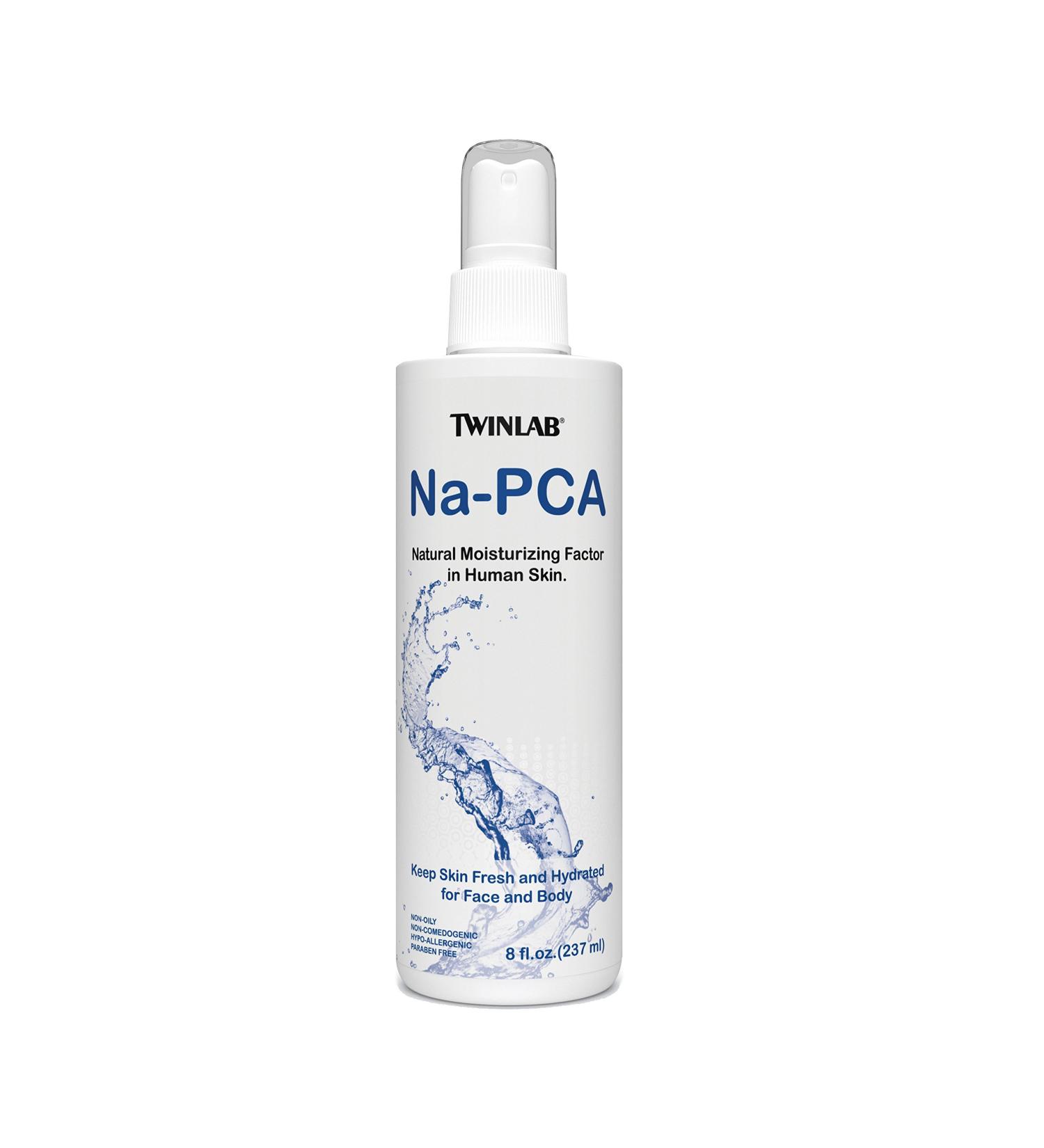 Na-PCA Moisture Mist Spray with Eucalyptus Oil 8oz - Non-Oily Moisturizer for Dry Skin - Twinlab Body Lotion for Women and Men - Buy Online on GoSupps.com