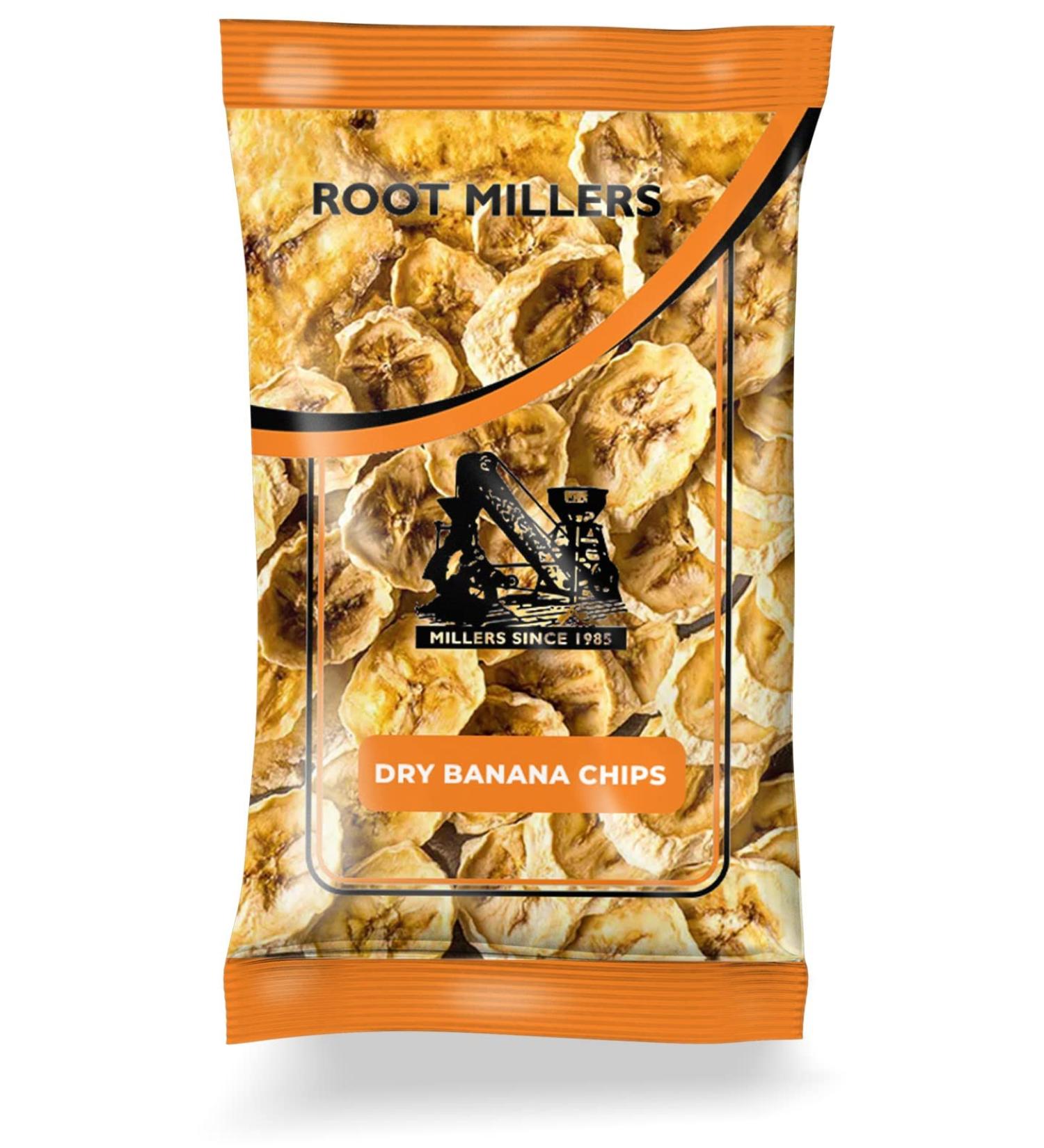 Root Millers - Dry Banana Chips - 150g