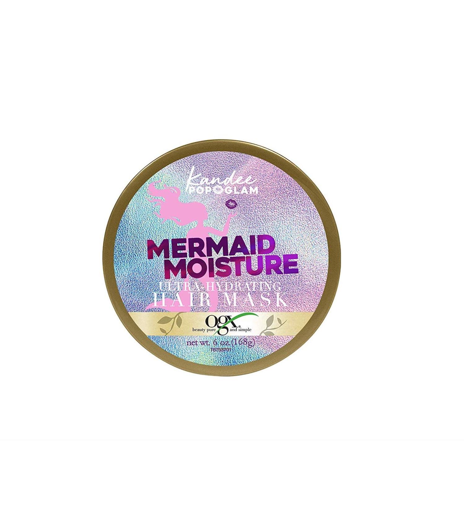 OGX Kandee Johnson Mermaid Moisture Deep Conditioning Hair Mask - Color-Treated Sulfate-Free Moisturizing Treatment for Dry & Damaged Hair 6 oz - Floral Delight - Buy Online on GoSupps.com