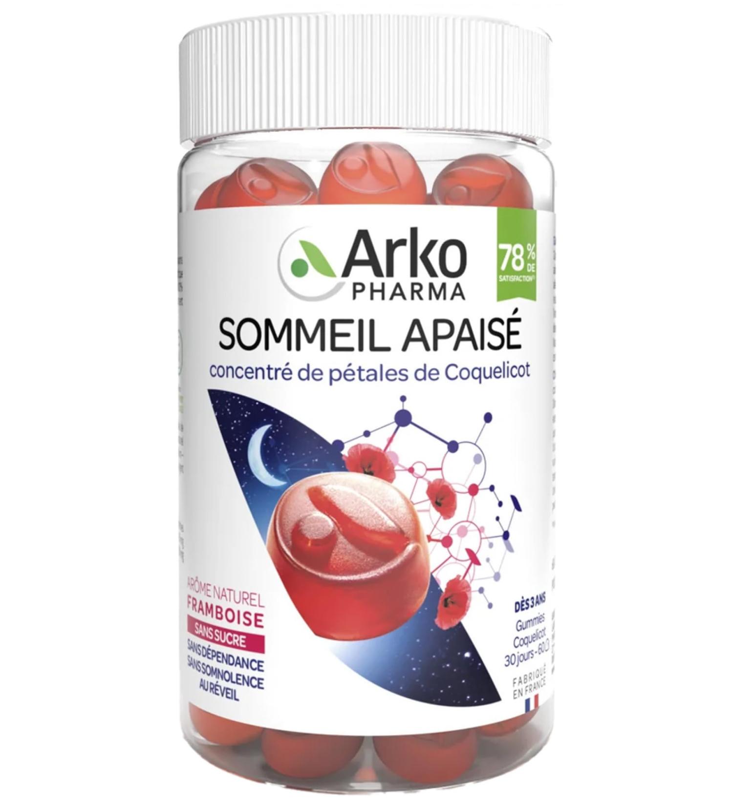 Arkopharma Sommeil Apais 60 Gummies