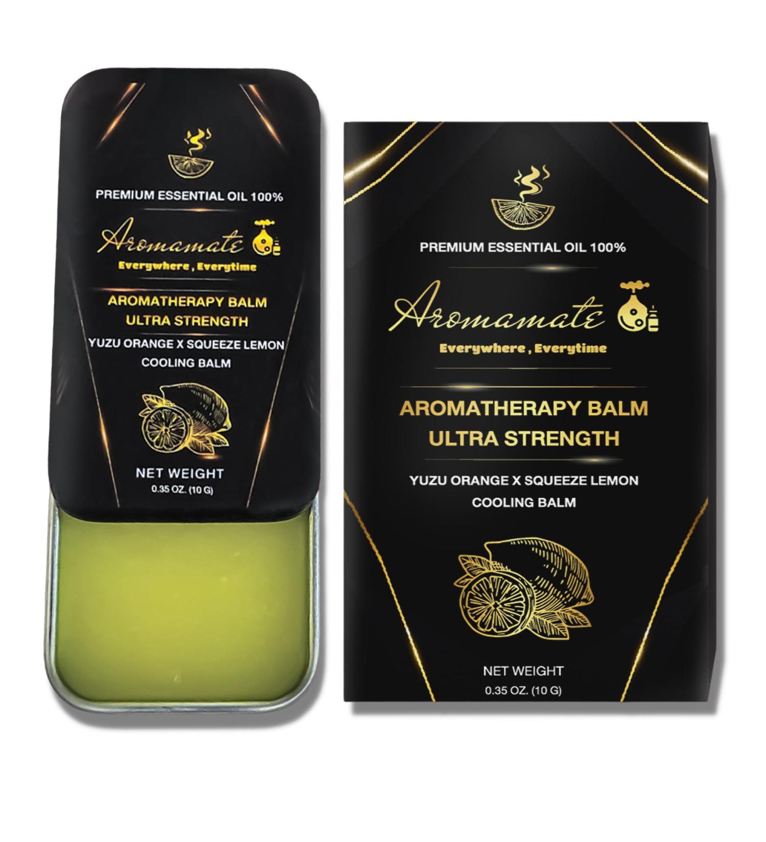 Back and Neck Aromatherapy Balm Ultra Strength for Sore Muscle & Joint Relief - Plai Oil Menthol Eucalyptus - Citrus Scent | Preservative-Free - Buy Online on GoSupps.com