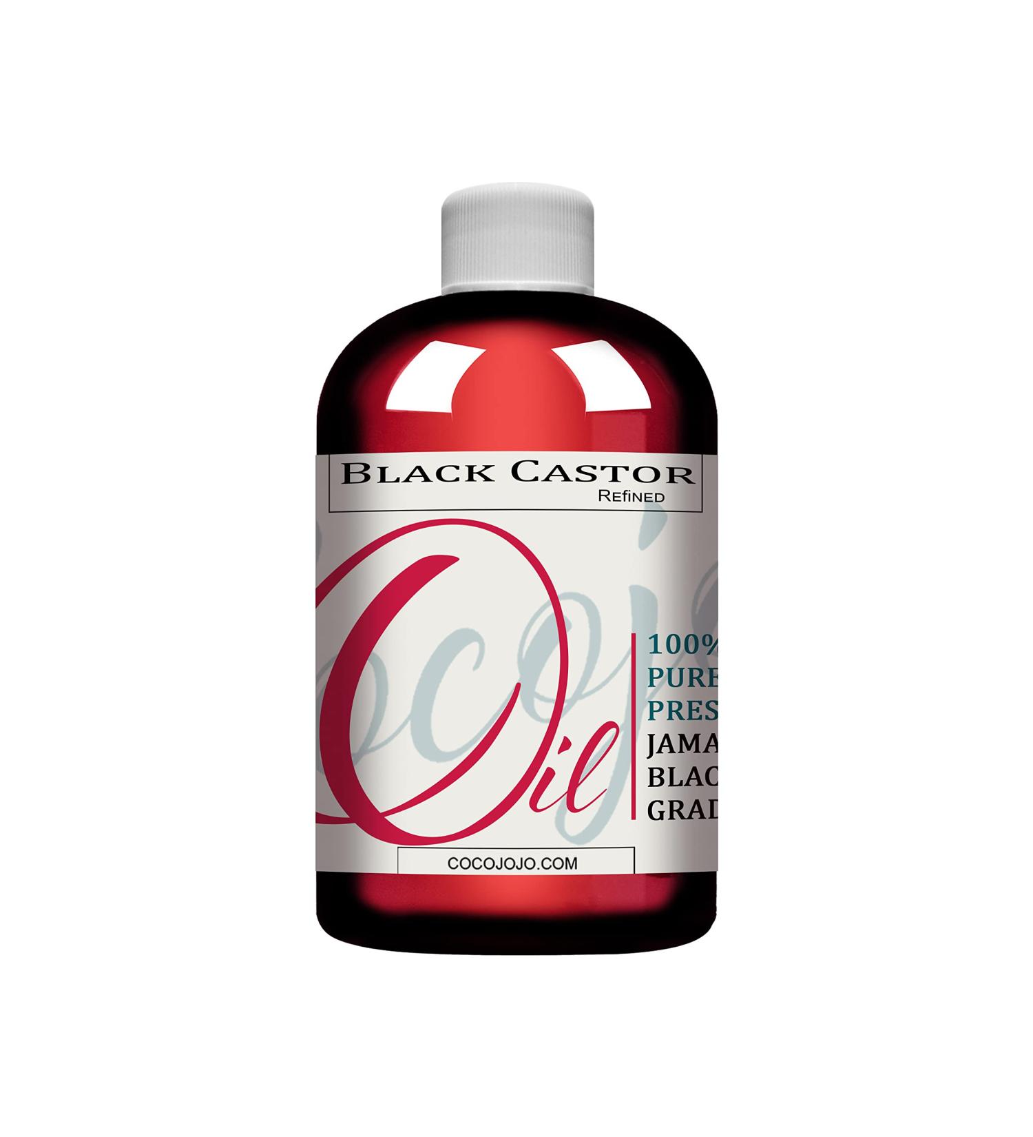 Cocojojo Jamaican Black Castor Oil 8 oz - 100% Pure Organic Cold Pressed for Hair Growth, Skin, Eyelashes - Restore Acne, Premium Grade A - Buy Online on GoSupps.com
