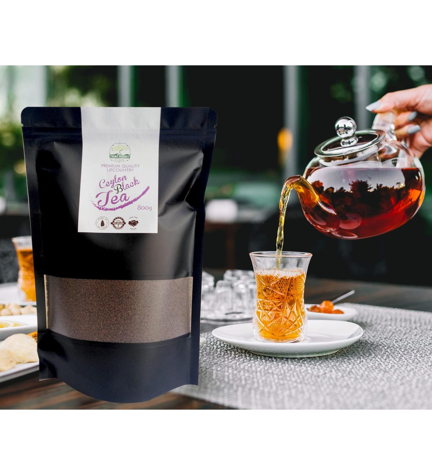 THIMA PRODUCT PREMIUM QUALITY CYLONE BLACK TEA 100% Natural tea leaves from the mountainous regions of Sri Lanka. (350 Grams) - Buy Online on GoSupps.com