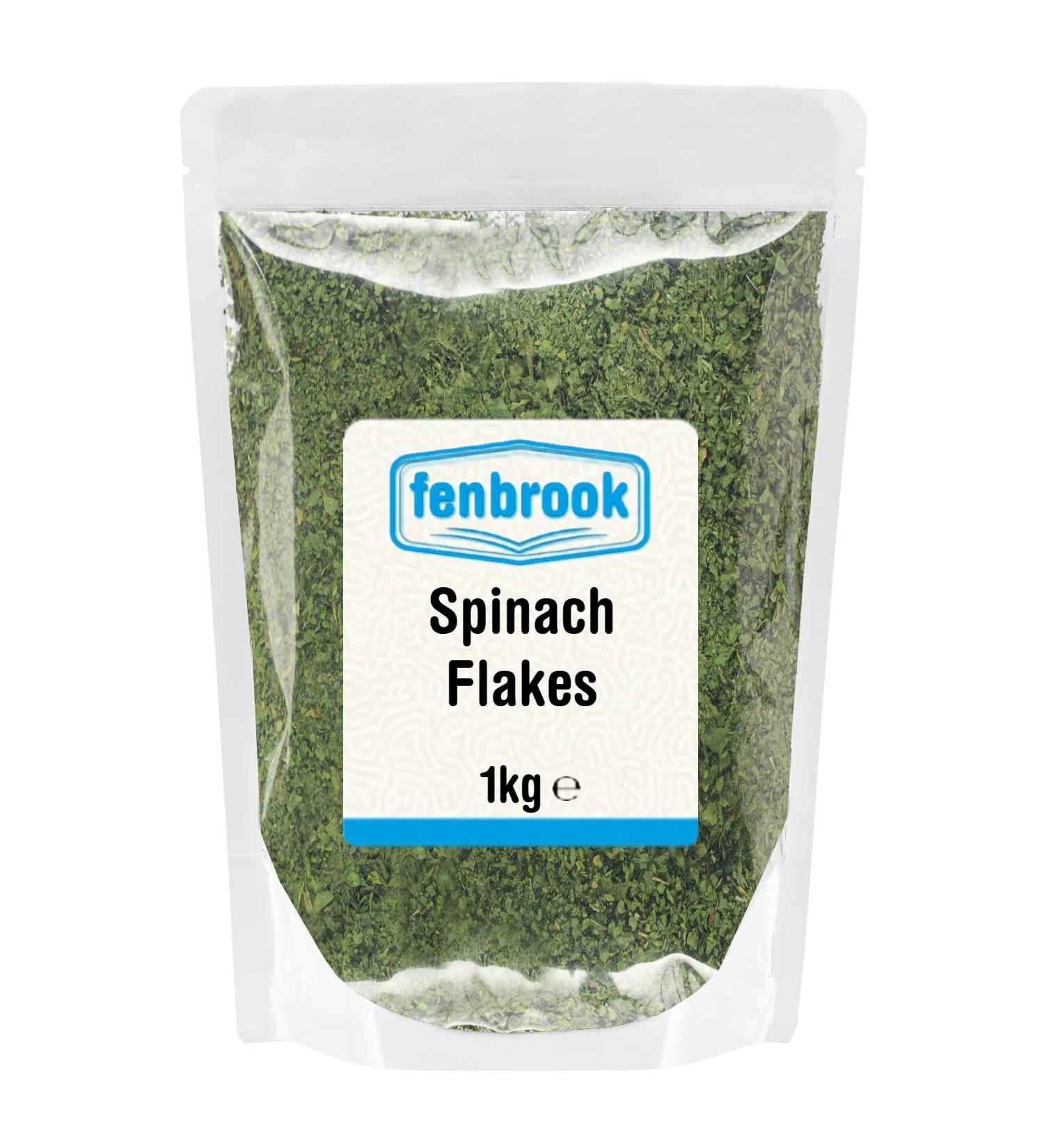 Spinach Flakes 1kg by Fenbrook