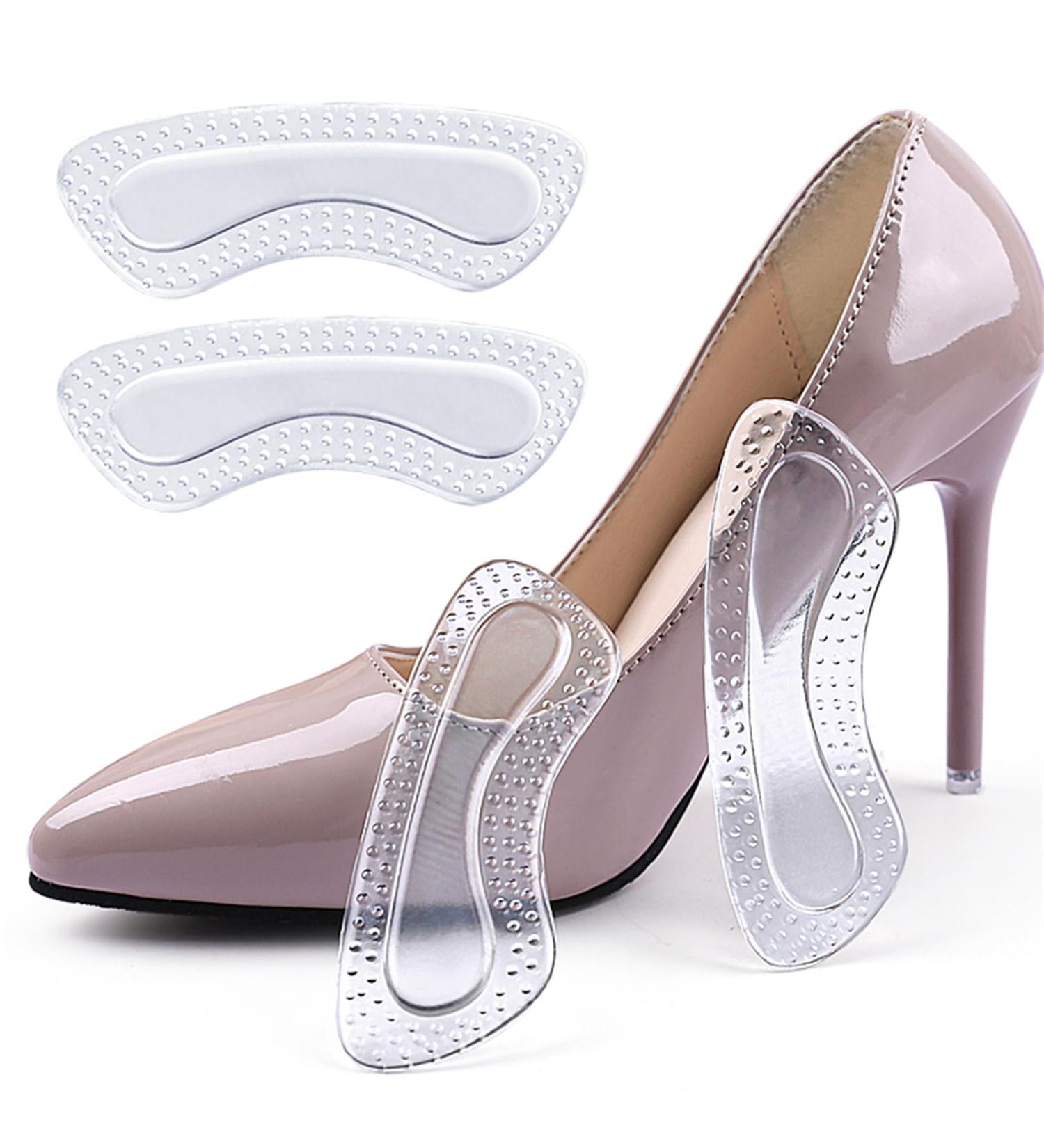 5 Pairs Invisible Heel Pads for Big Shoes - Anti-Slip Cushions & Blister Protection for Women - Buy Online on GoSupps.com