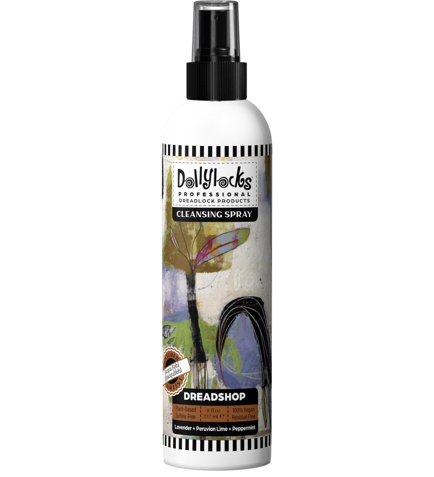 Dollylocks Hair Styling Agent Spray Dreadshop Scent Convenient Cleansing Experience Extends Time Between Shampooing Phthalate & Aluminum Free Dye & Sulfate Free