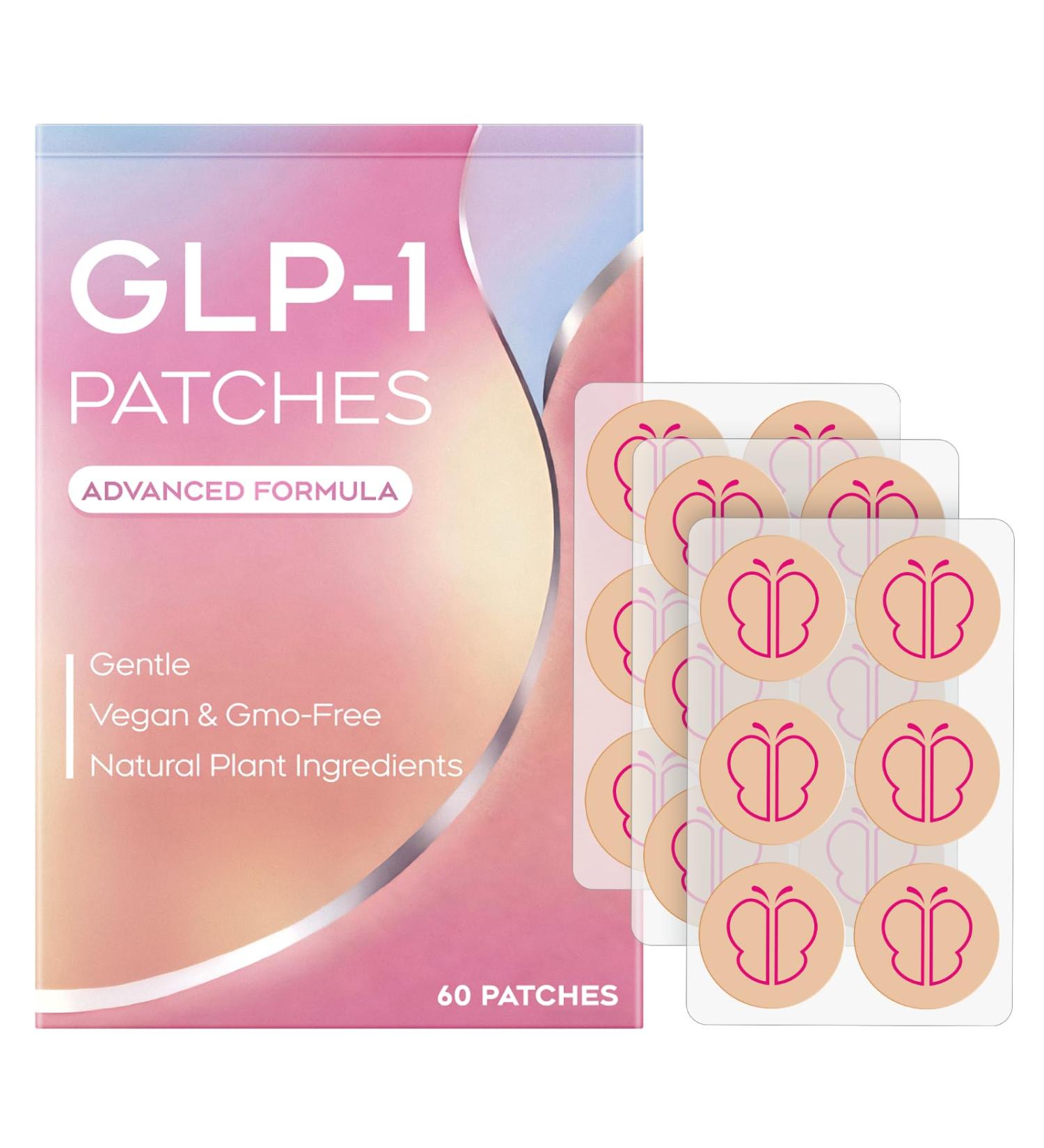 AYOJOY GLP-1 Patches for Women & Men | Advanced Natural Formulation | with L-Glutamine Berberine Cinnamon & Pomegranate | 60 Count -Pink - Buy Online on GoSupps.com