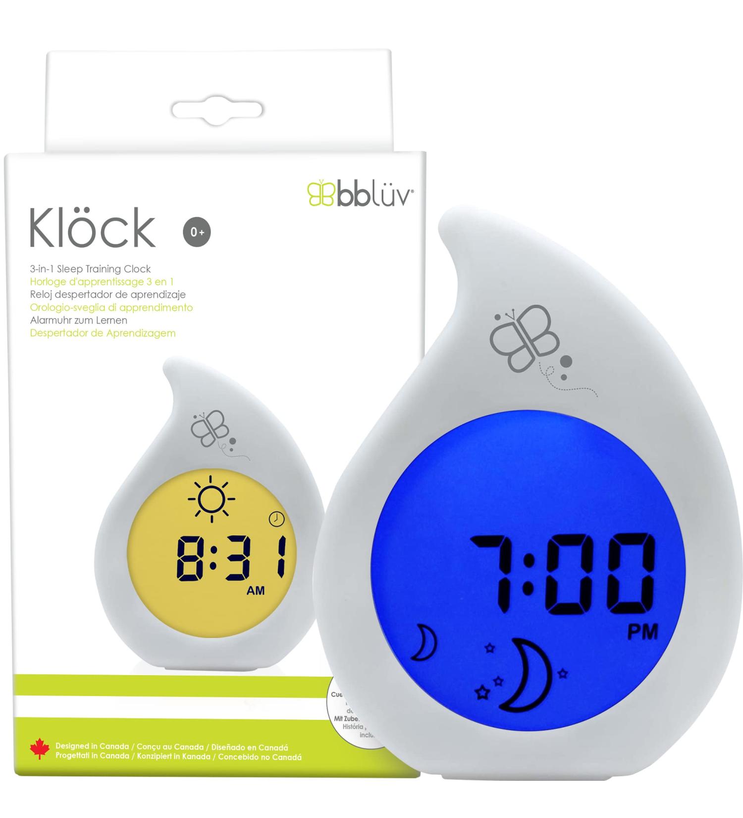 bbl v Kl ck 3 in 1 Kids Alarm Clock Night-Light Sleep Trainer Learning Time 7 Levels of Brightness - Buy Online on GoSupps.com
