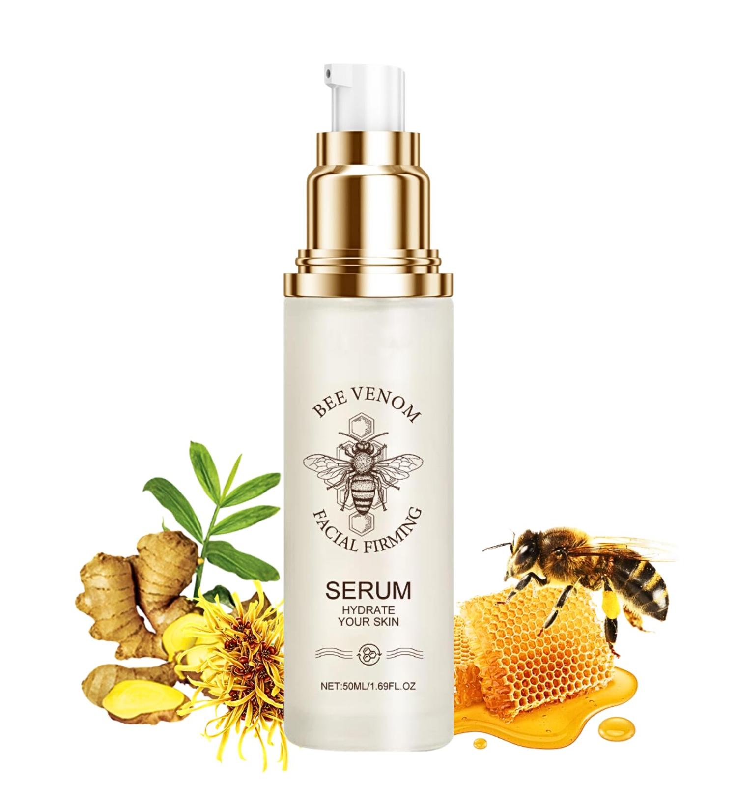 Bee Venom Face Serum Facial Firming Bee Venom Serum Hydrating Serum Anti Aging Serum for Face Collagen Boost Anti Wrinkle Serum Brightening Serums Skincare Bee Venom Essence - Buy Online on GoSupps.com